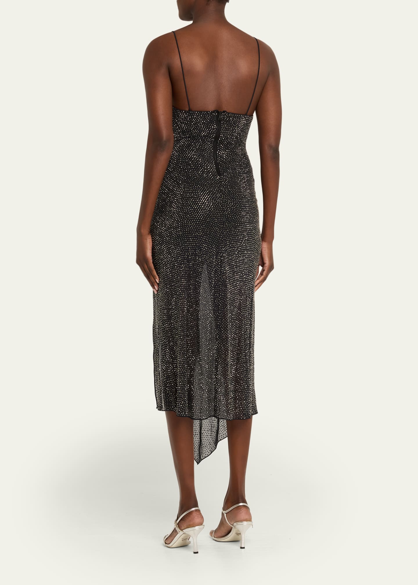 Alice + Olivia Harmony Embellished Midi Dress - Black