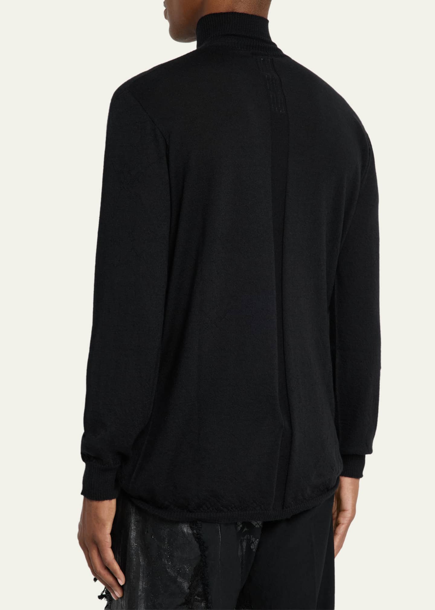 Rick Owens Men's Cashmere Oversized Turtleneck Sweater - Bergdorf