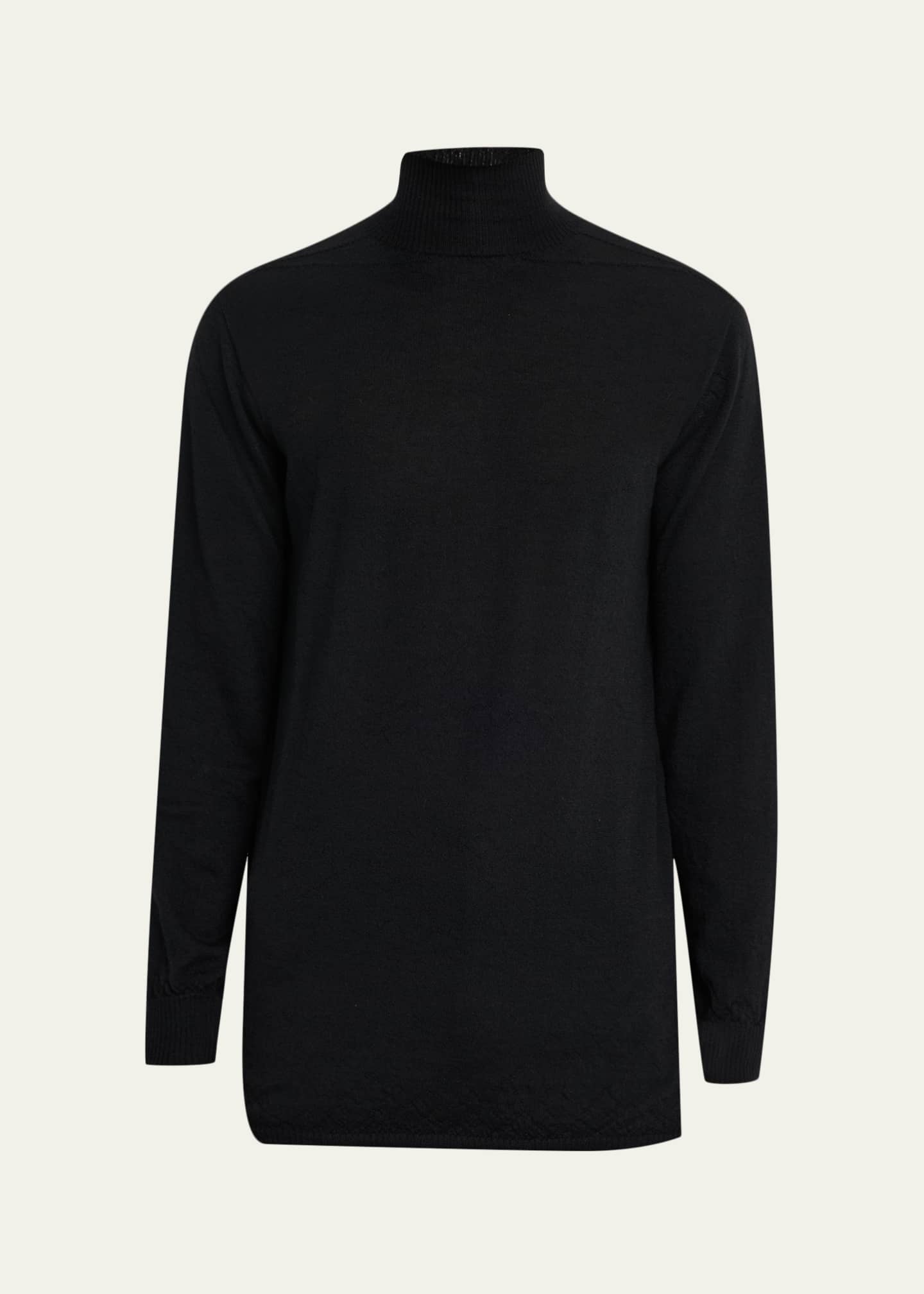 Rick Owens Men's Cashmere Oversized Turtleneck Sweater - Bergdorf