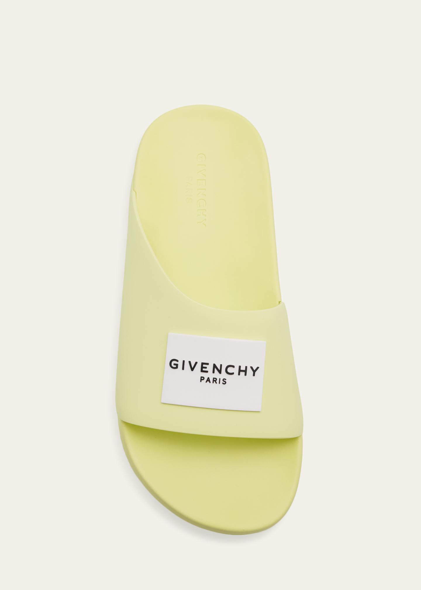 Givenchy Logo Label Slide Sandals - Bergdorf Goodman