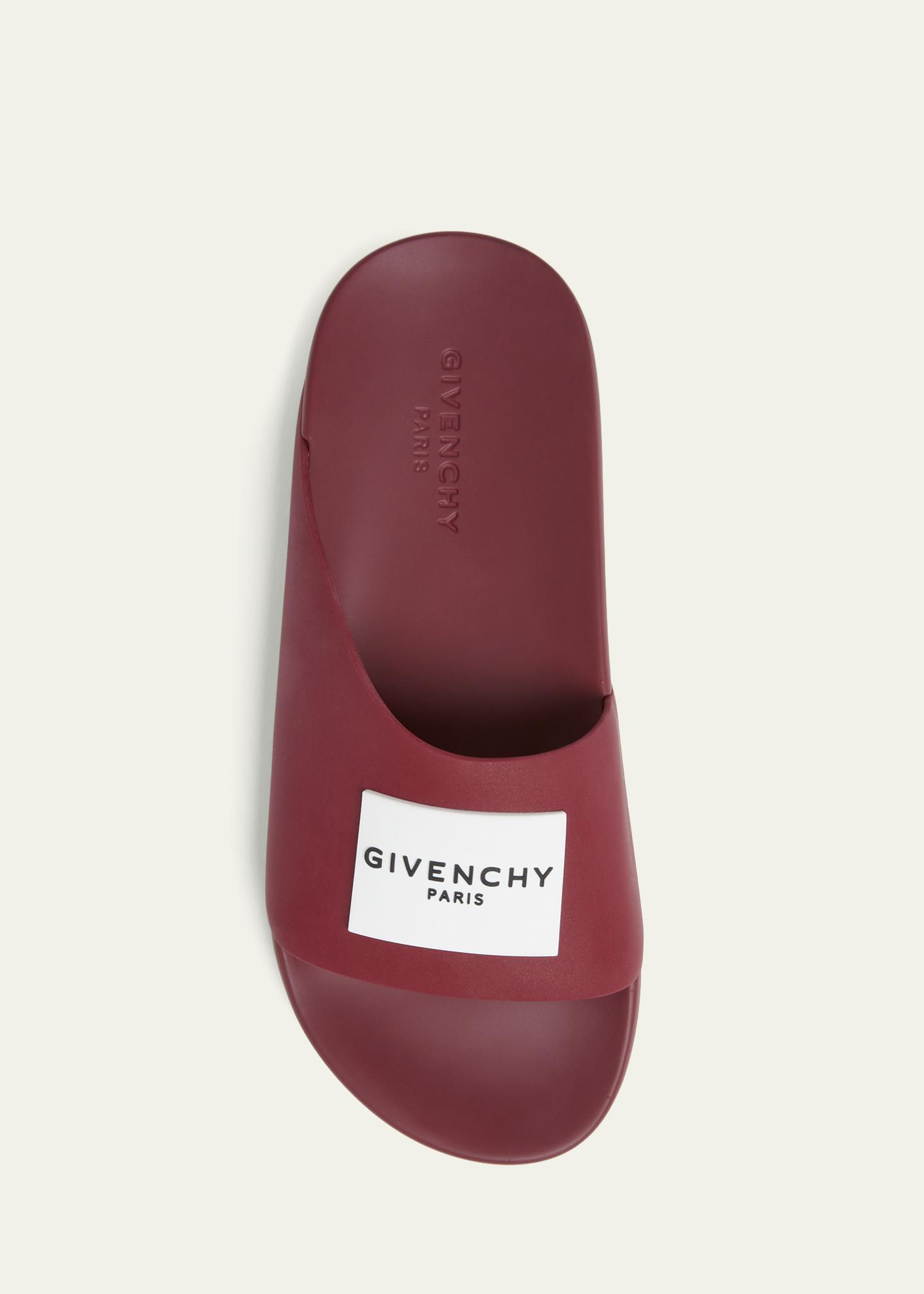 Givenchy Logo Label Slide Sandals - Bergdorf Goodman