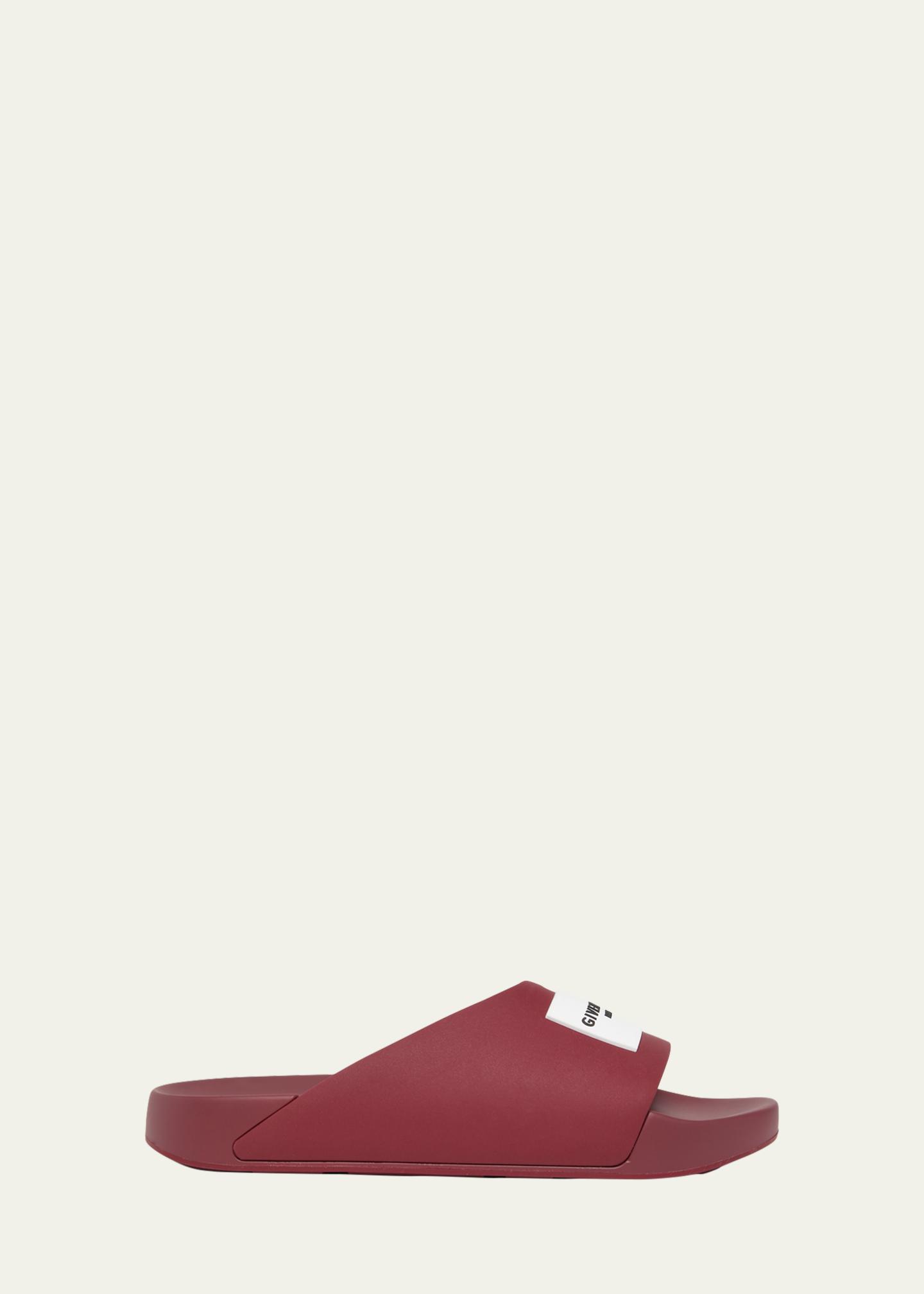 Givenchy Logo Label Slide Sandals - Bergdorf Goodman
