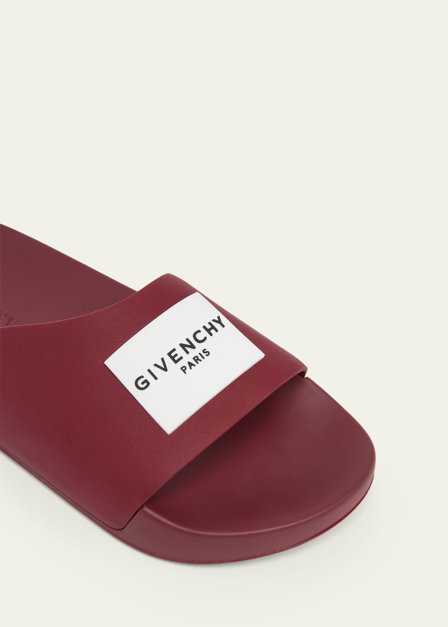 Givenchy Logo Label Slide Sandals - Bergdorf Goodman