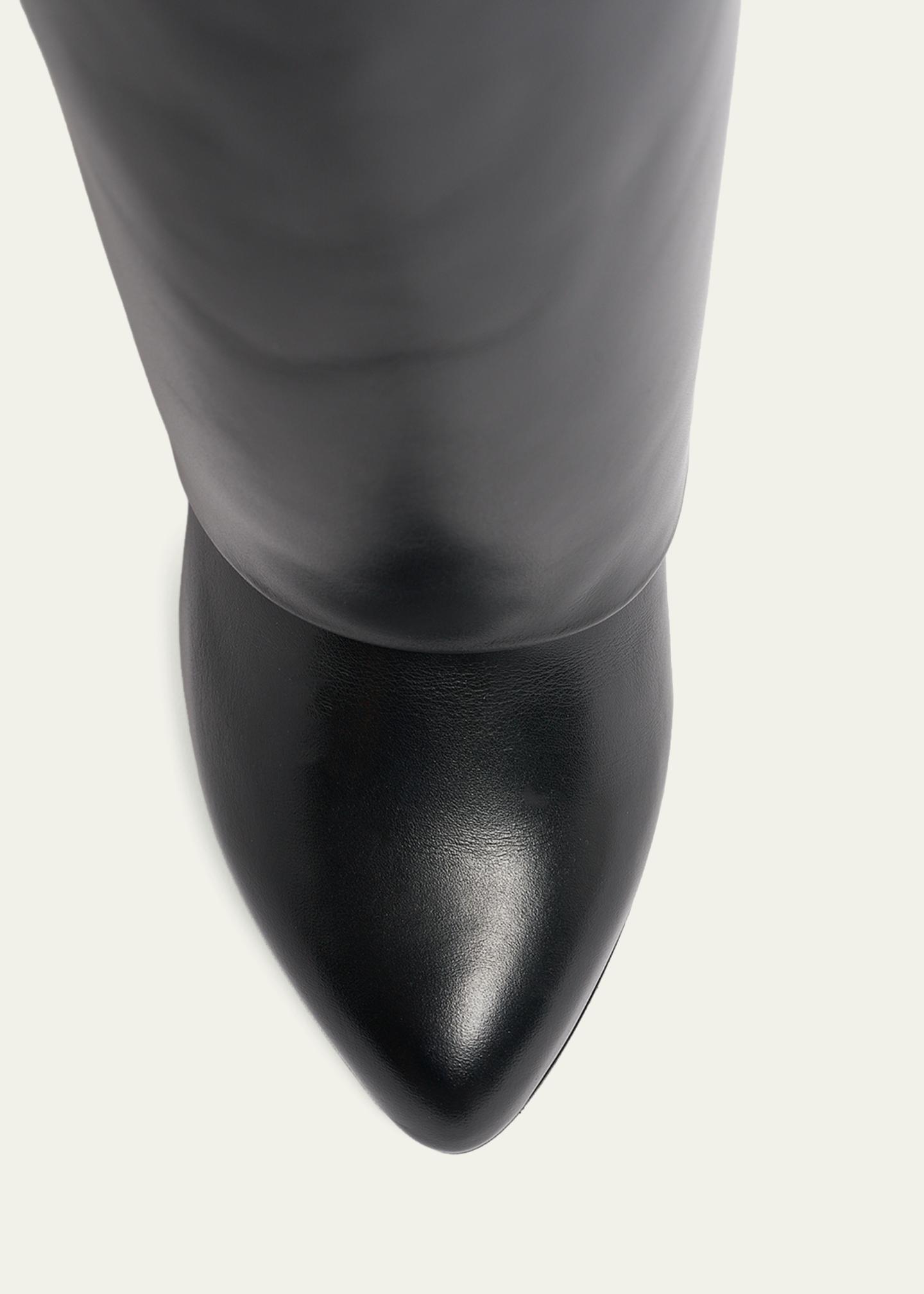 Givenchy Shark Pinch Leather Boots - Bergdorf Goodman