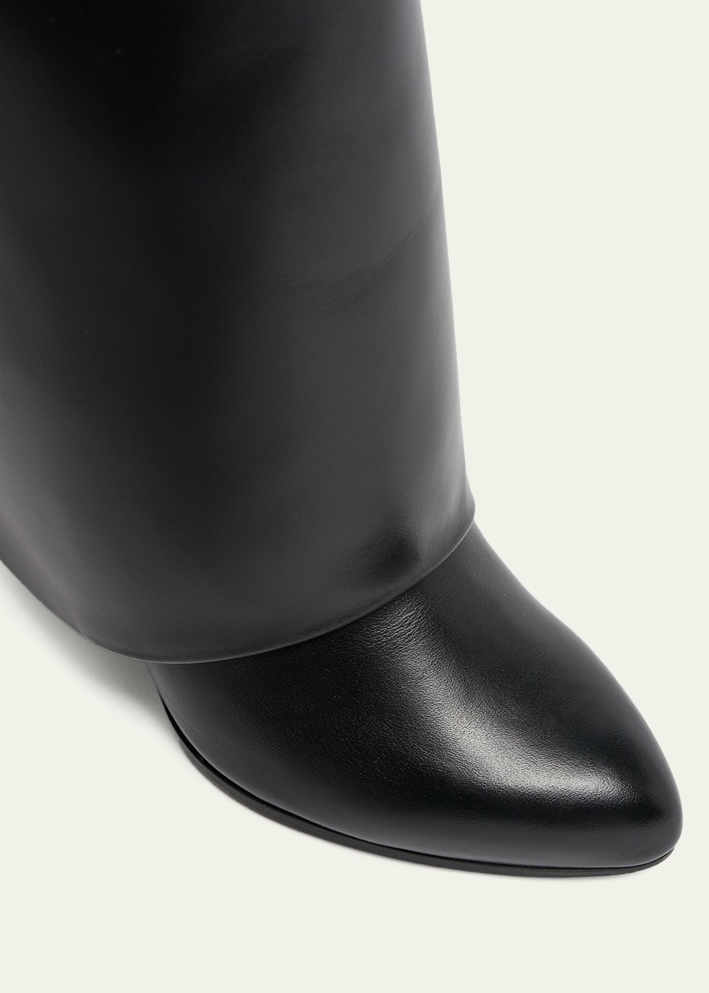 Givenchy Shark Pinch Leather Boots - Bergdorf Goodman