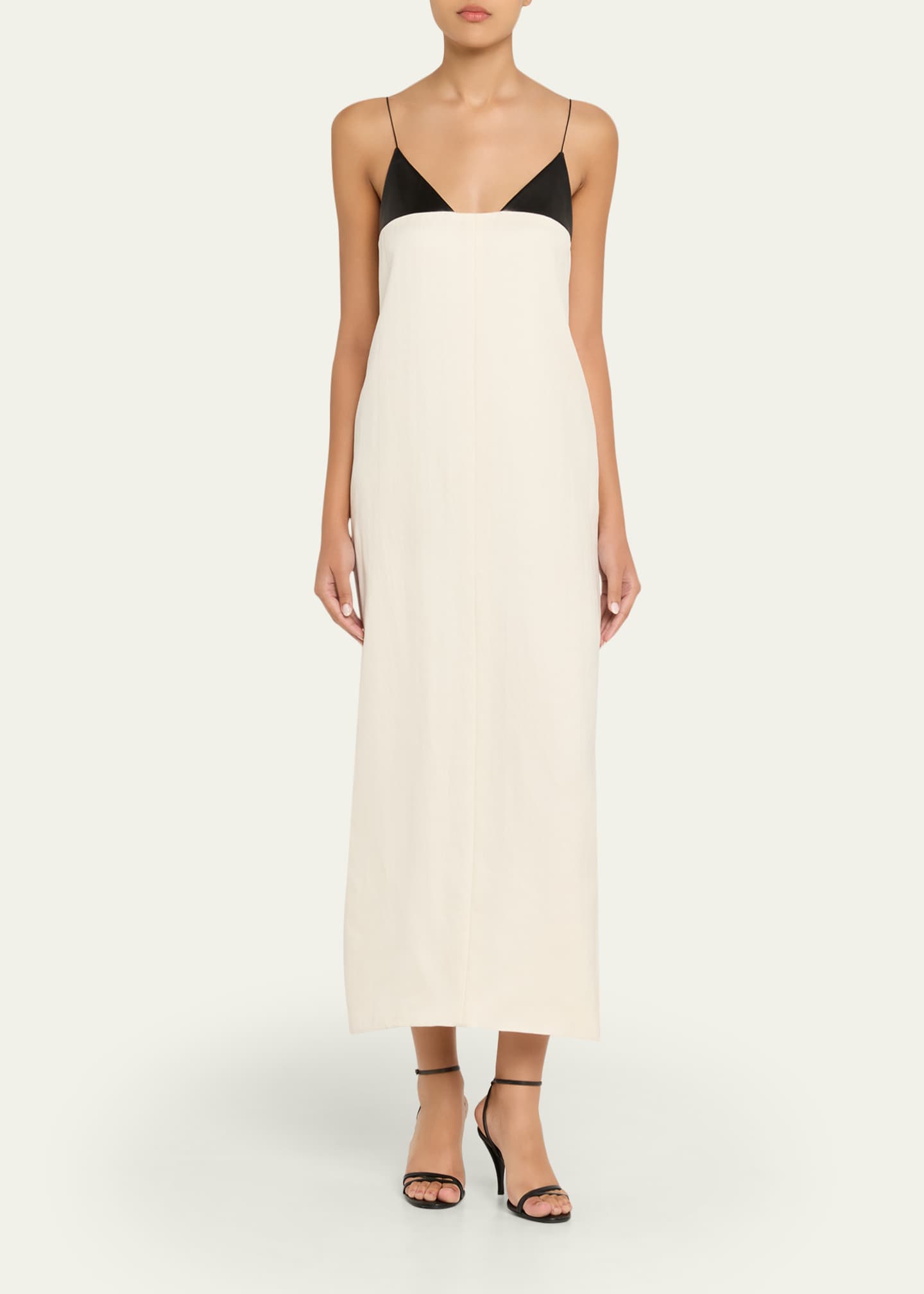 Brandon Maxwell The Bridges Dress in Cream and Black 2