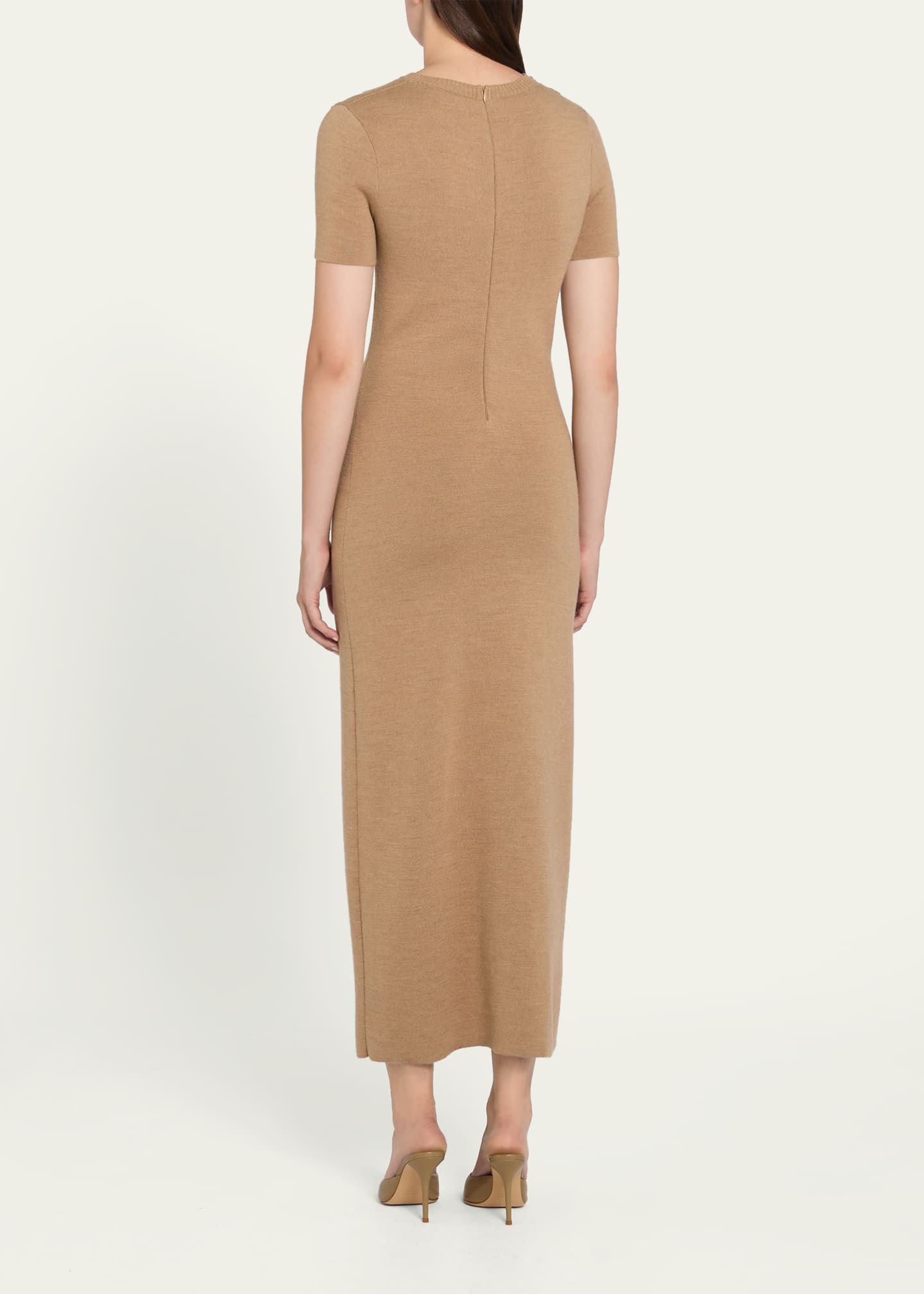 Oscar de La Renta | Foxglove Embroidered Knit Dress | S