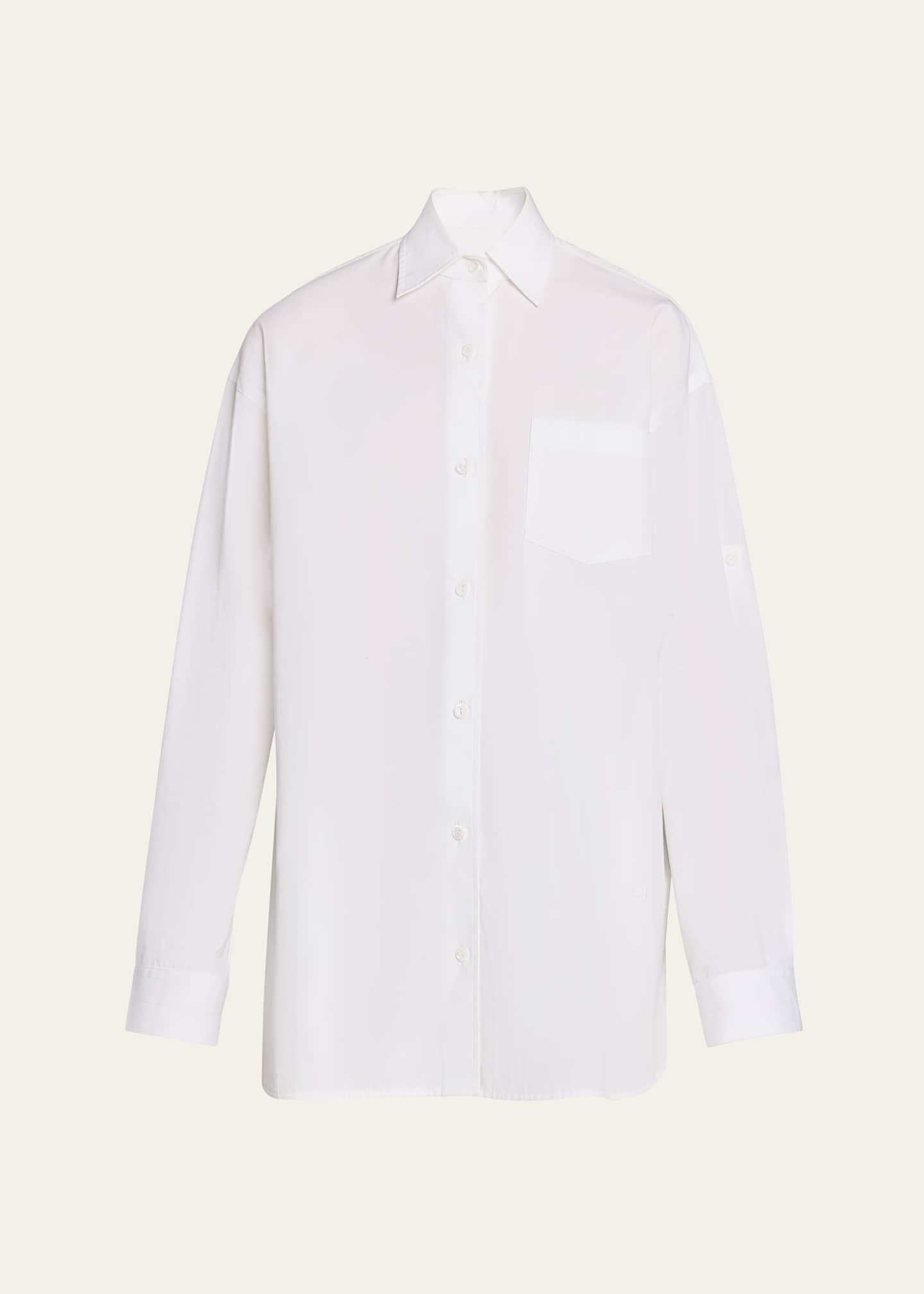 MARIA MCMANUS Oversized Long-Sleeve Tunic Shirt - Bergdorf Goodman