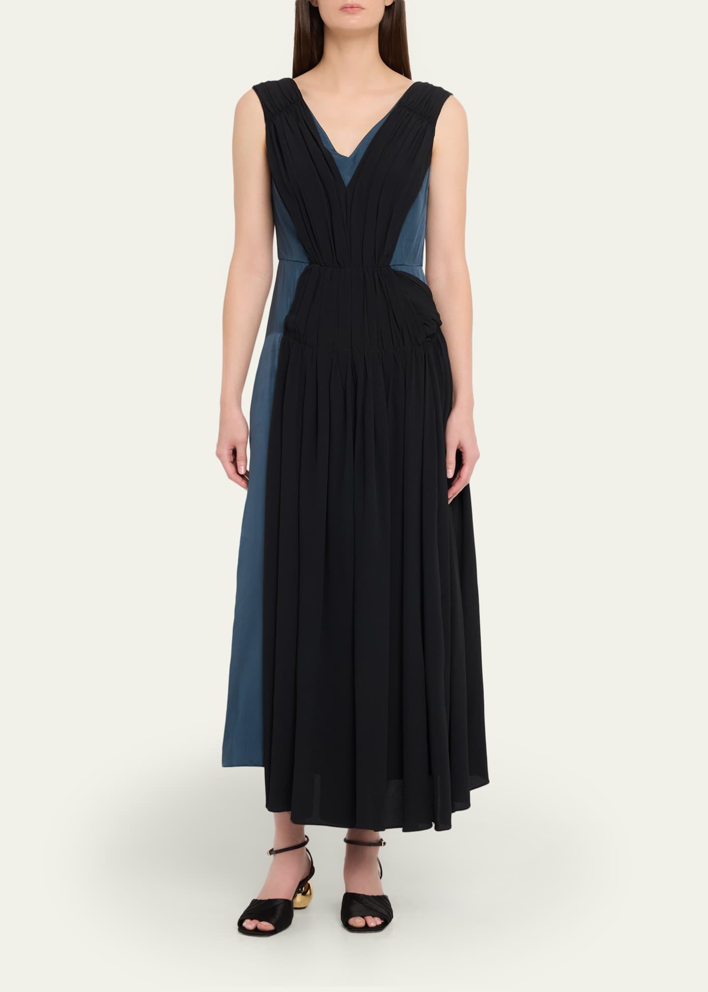 marni asymmetric dress Viscose Asymmetrical Neck Tie Dress by Marni main image 0