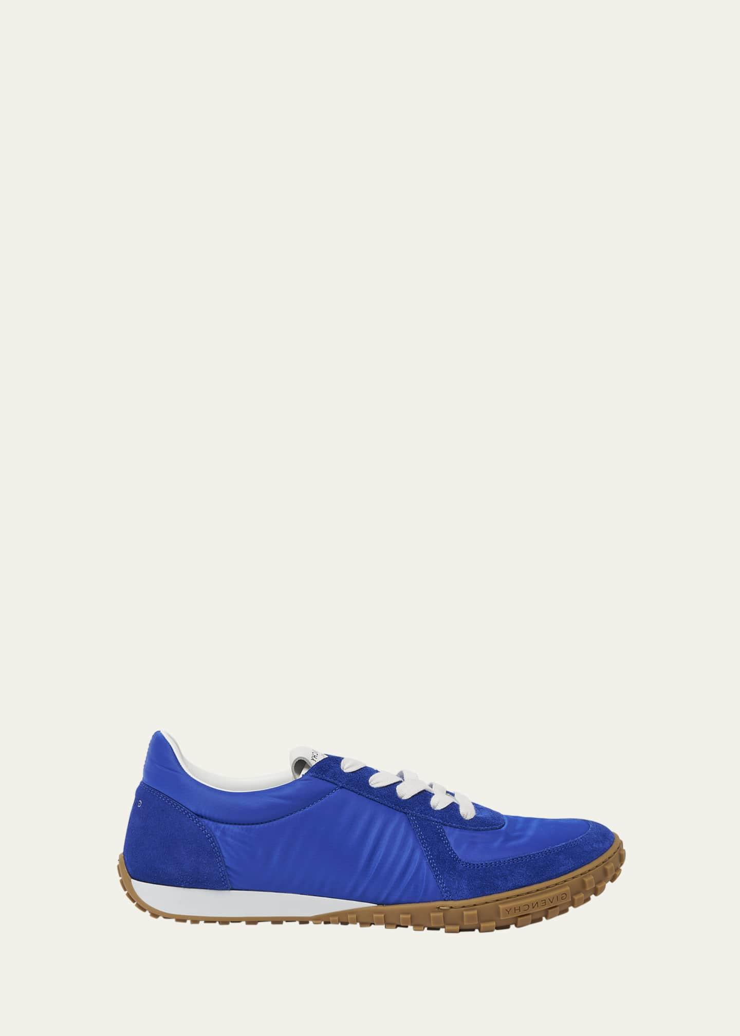 Givenchy Men's Glide Nylon/Suede Low-Top Runner Sneakers