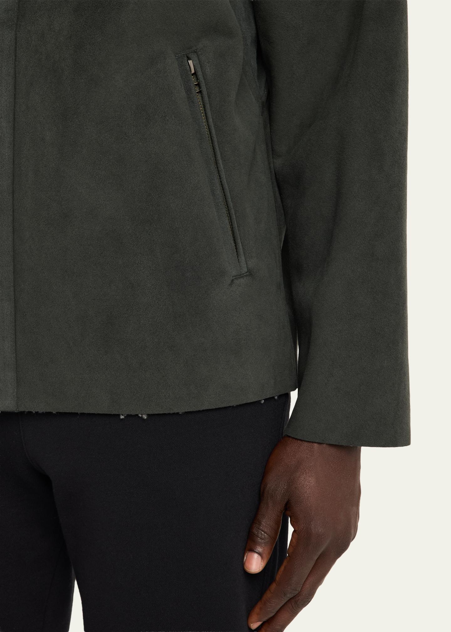 IM MEN Men's Ultra Boa Faux Suede Full-Zip Blouson - Bergdorf Goodman