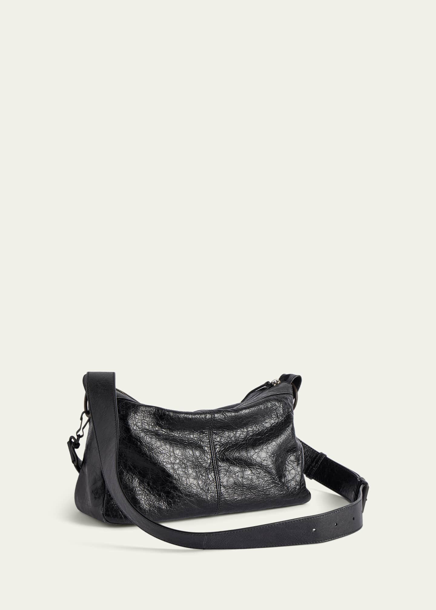 Balenciaga Men's Le City Moto Leather Shoulder Bag - Bergdorf Goodman