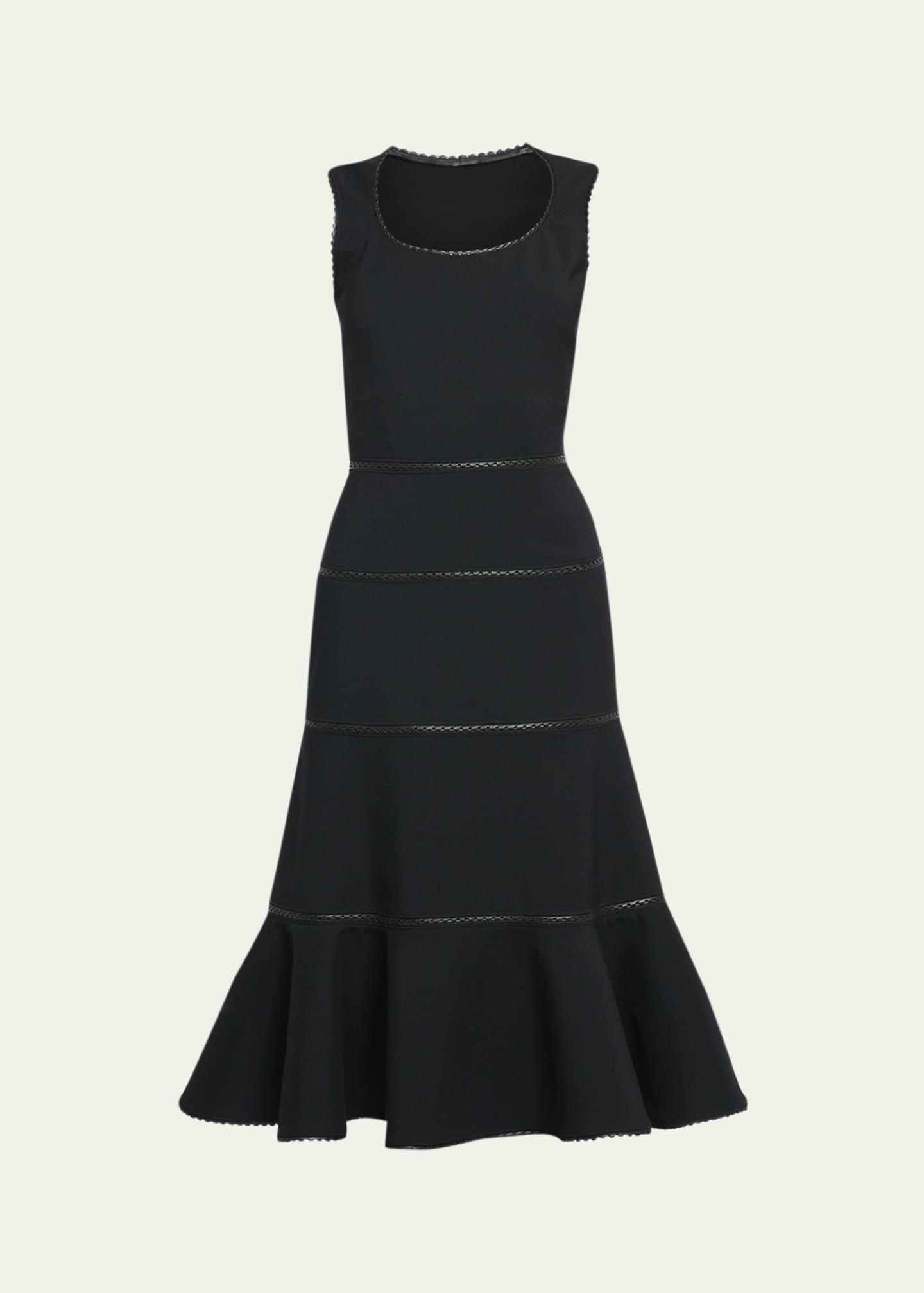 alaia vienne midi dress Alaa Alaia Womens Aubergine Vienne Scoop-neck Cut-out Knitted Maxi Dress