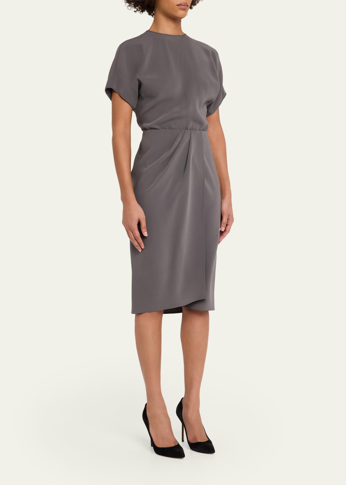 giorgio armani cocktail dresses Gown Length:60 Size (Clothing)_L giorgio armani most famous design Royal Blue Party Gown Precise zippered sleeve hems