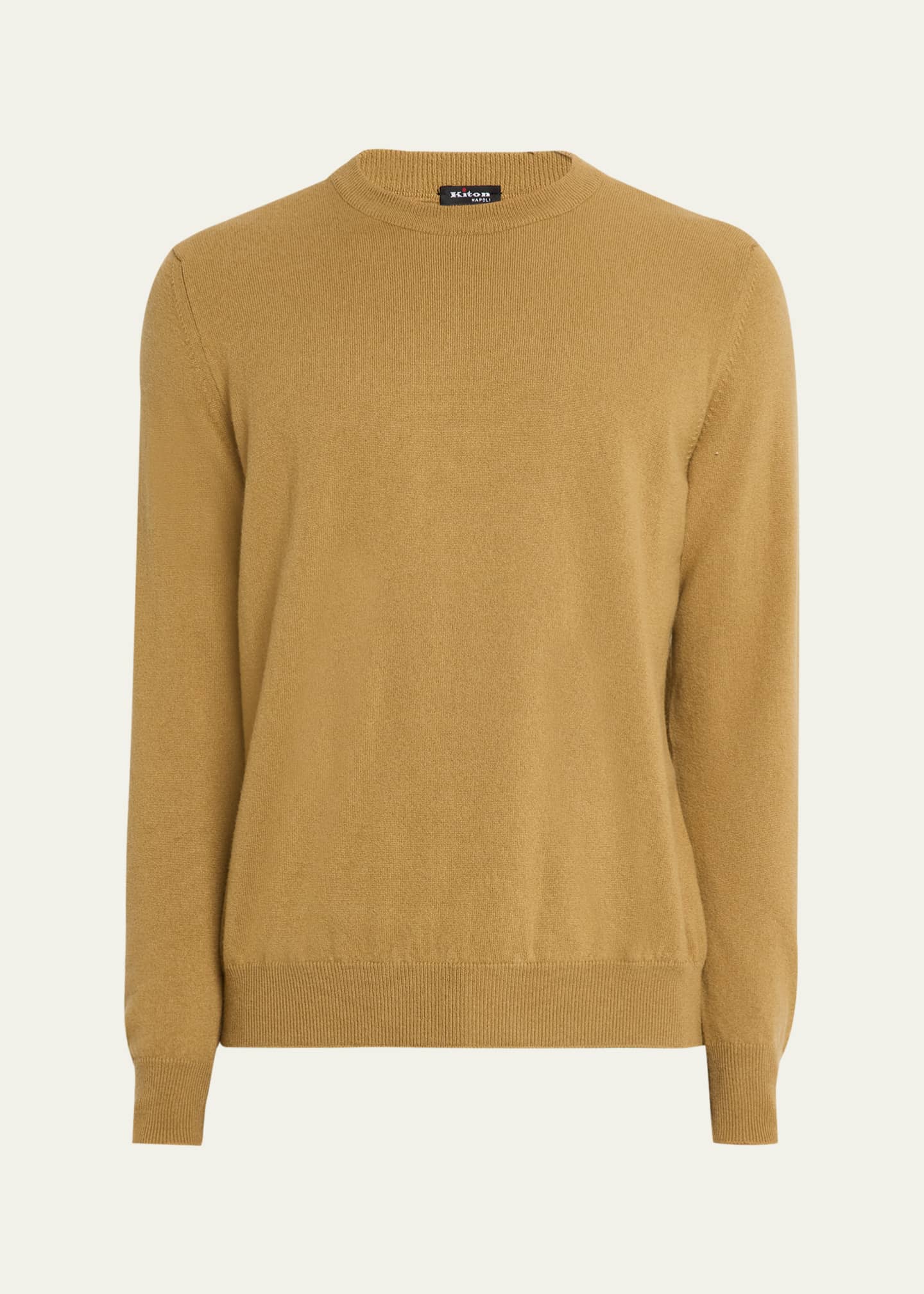 Kiton キートン カシミヤ ミドルゲージ ニット ブルゾン 48 Kiton Men's 12GG Cashmere Knit Crewneck Sweater - Bergdorf Goodman