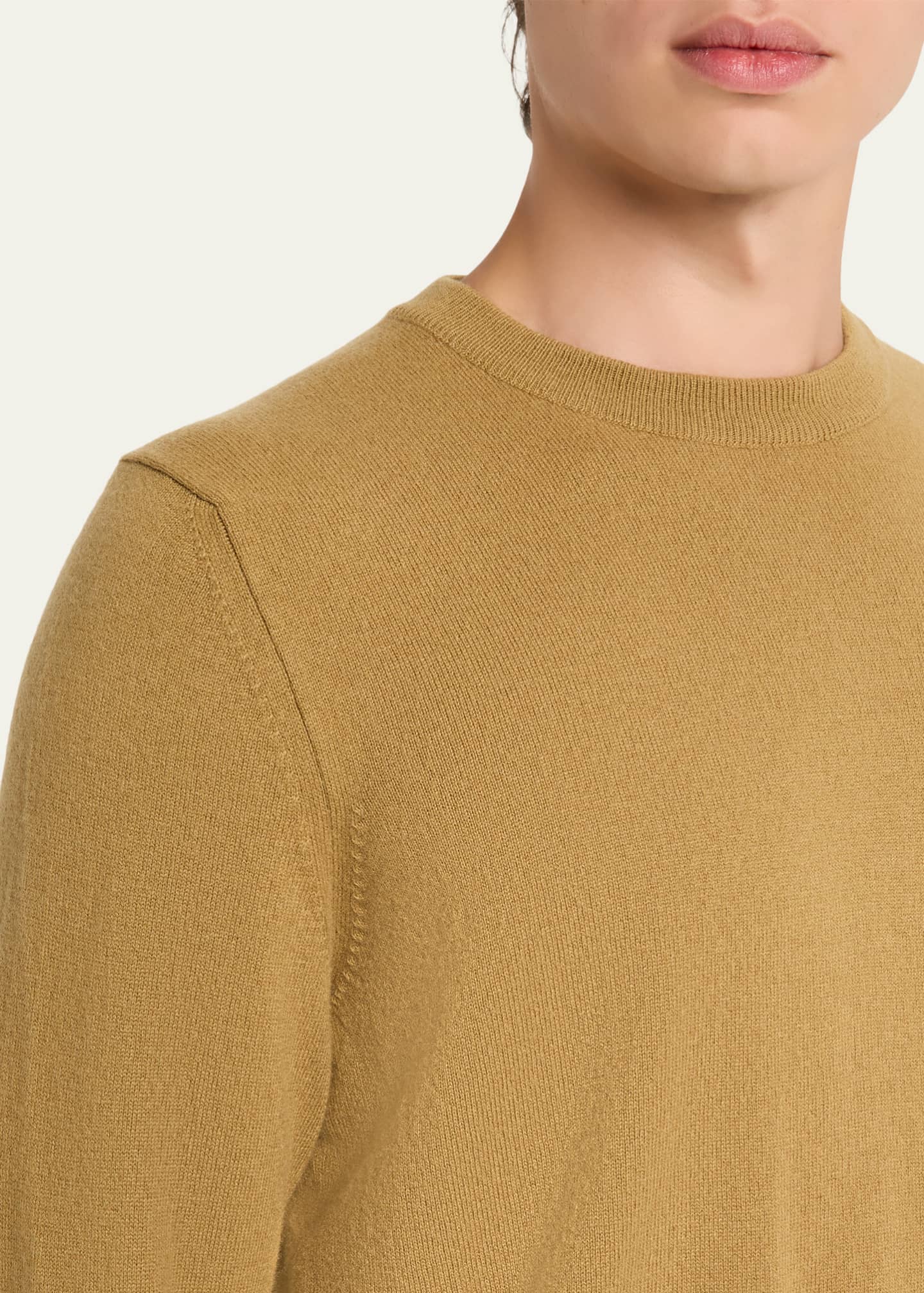 Kiton Men's 12GG Cashmere Knit Crewneck Sweater - Bergdorf Goodman