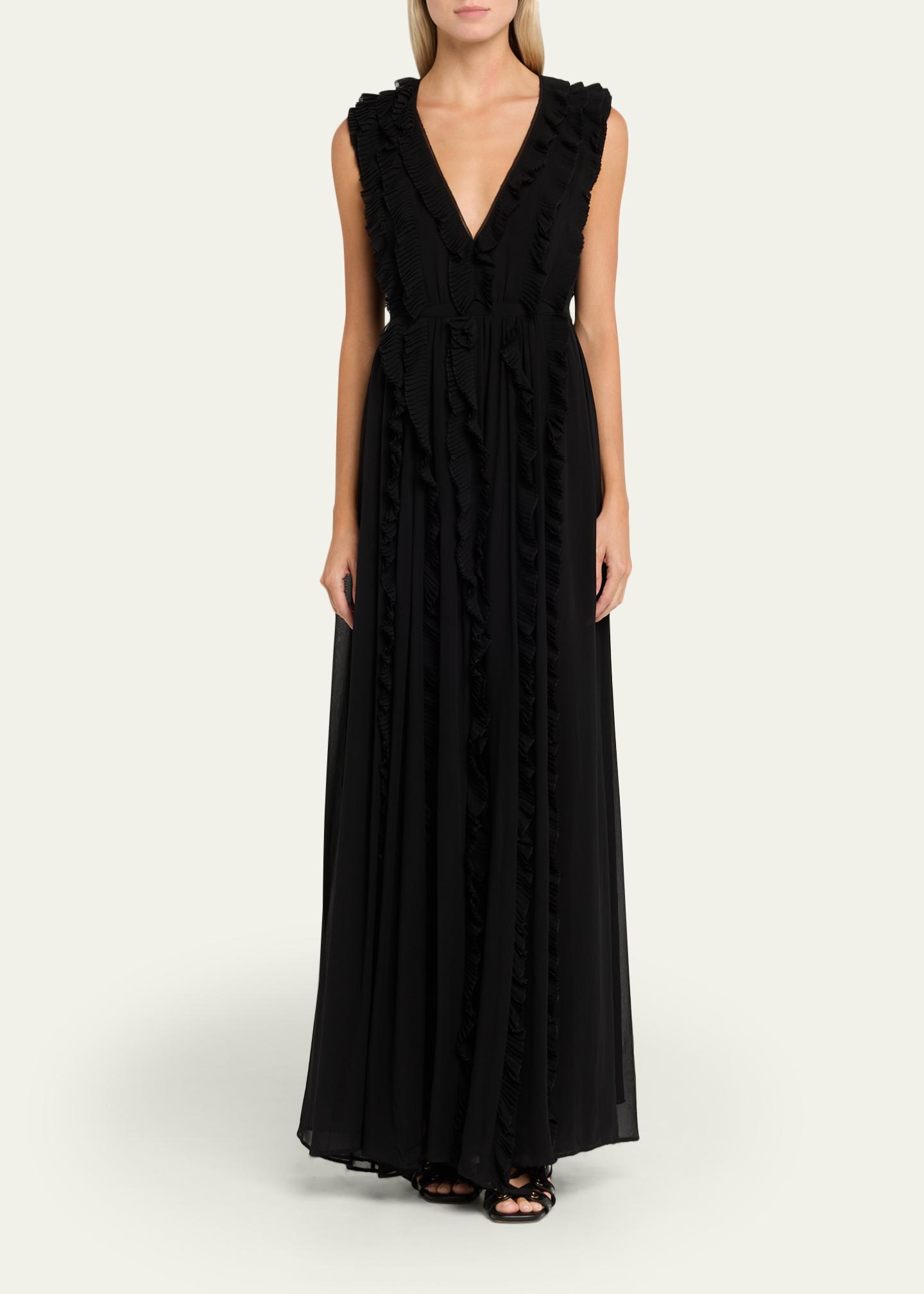Ulla Johnson Aida Cascading Ruffle Gown - Bergdorf Goodman