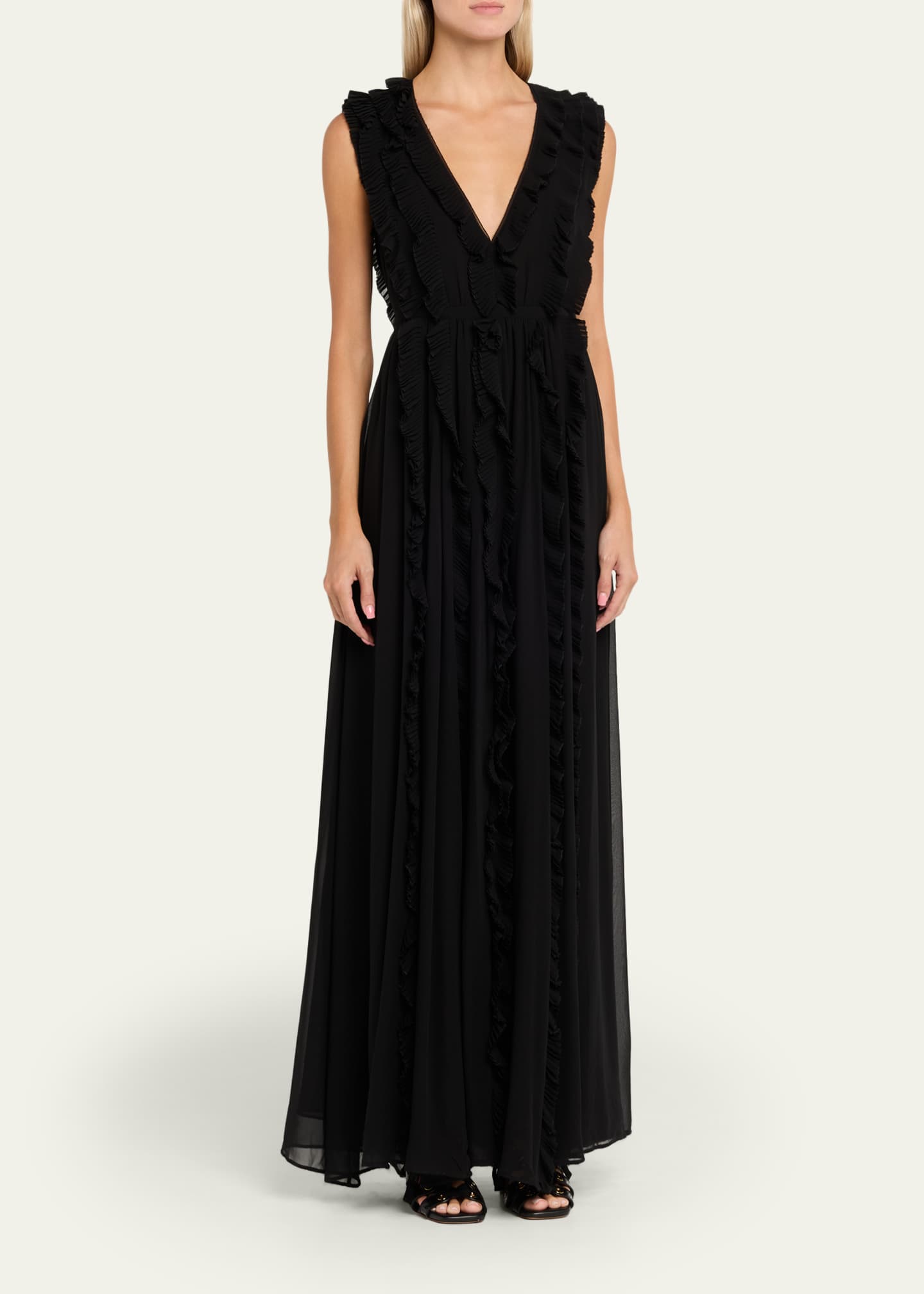 Ulla Johnson Aida Cascading Ruffle Gown - Bergdorf Goodman