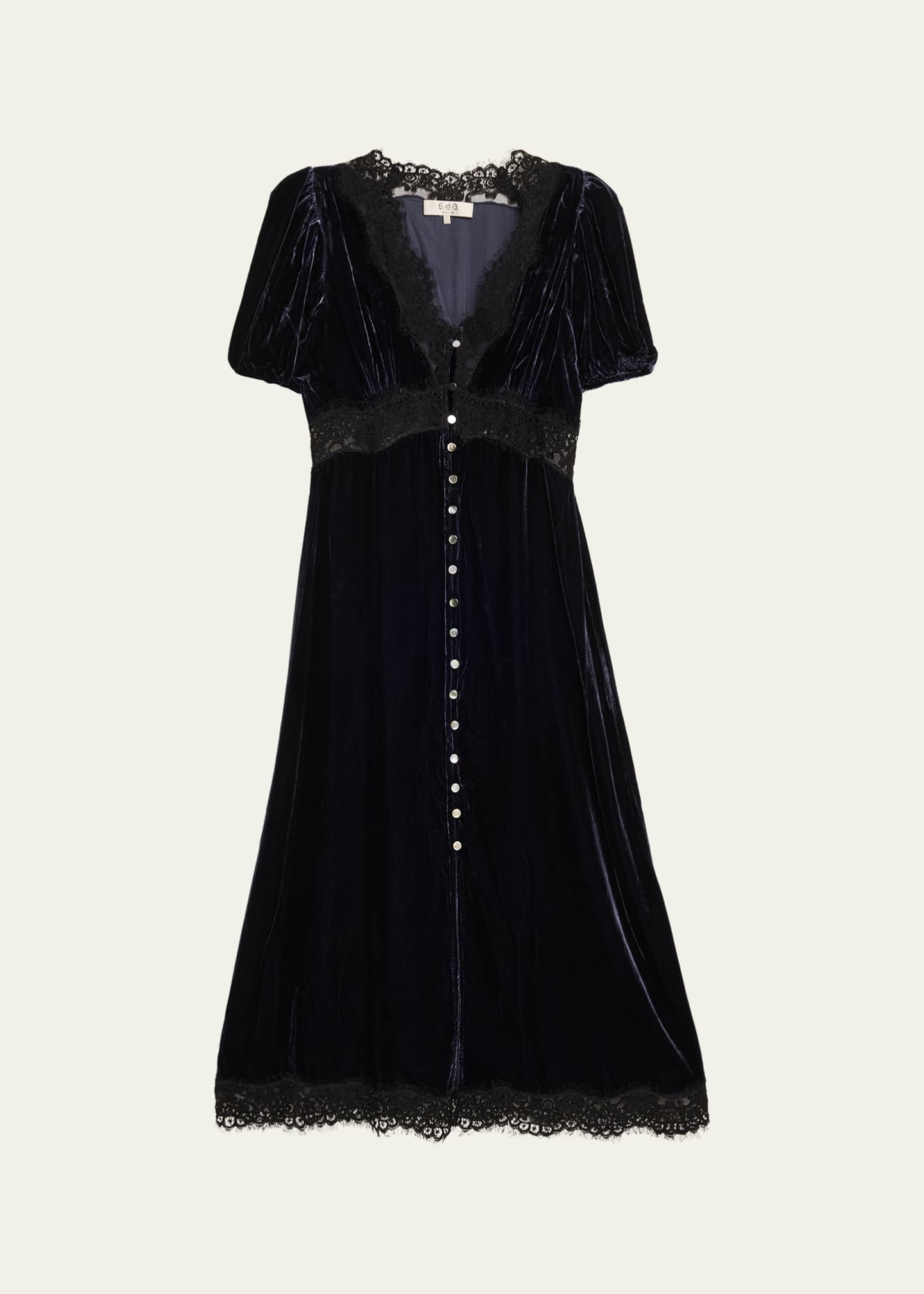 chinese dress ladies Black Velvet Lace Trim Sleeveless Mini Dress