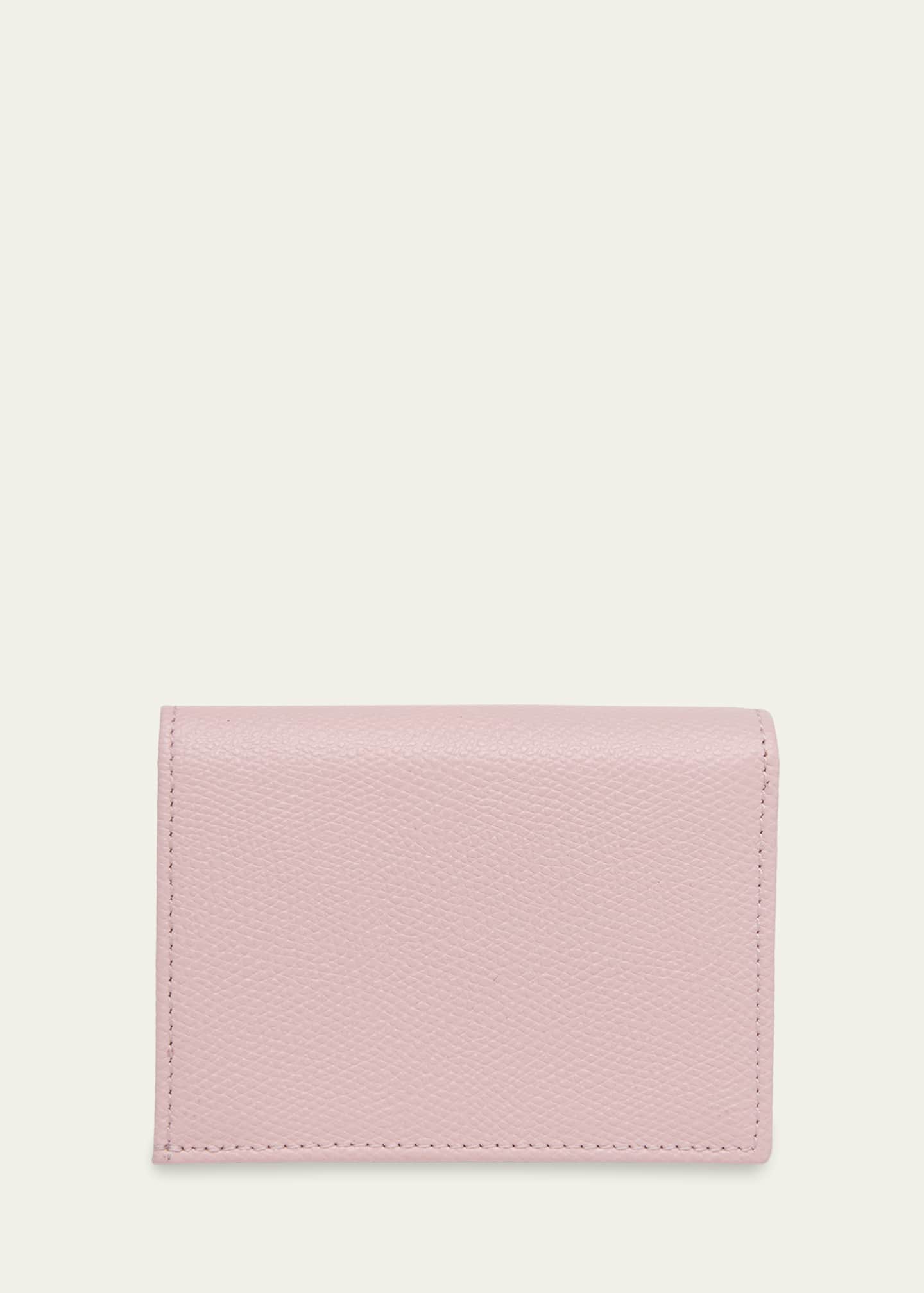 財布 VALENTINO Wallet Valentino Garavani Calfskin Rockstud Zip Around Wallet Purple