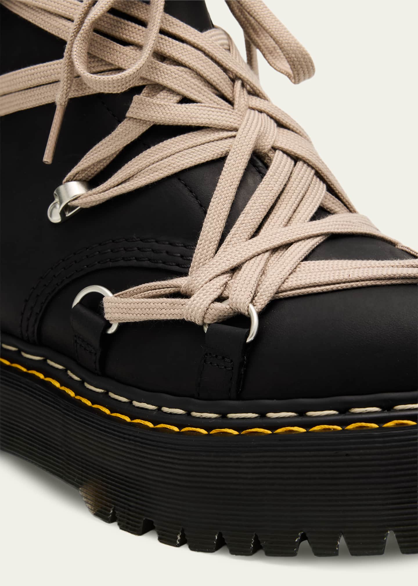 x Dr. Martens 1460 Quad Sole Mega Lace Leather Ankle Boots