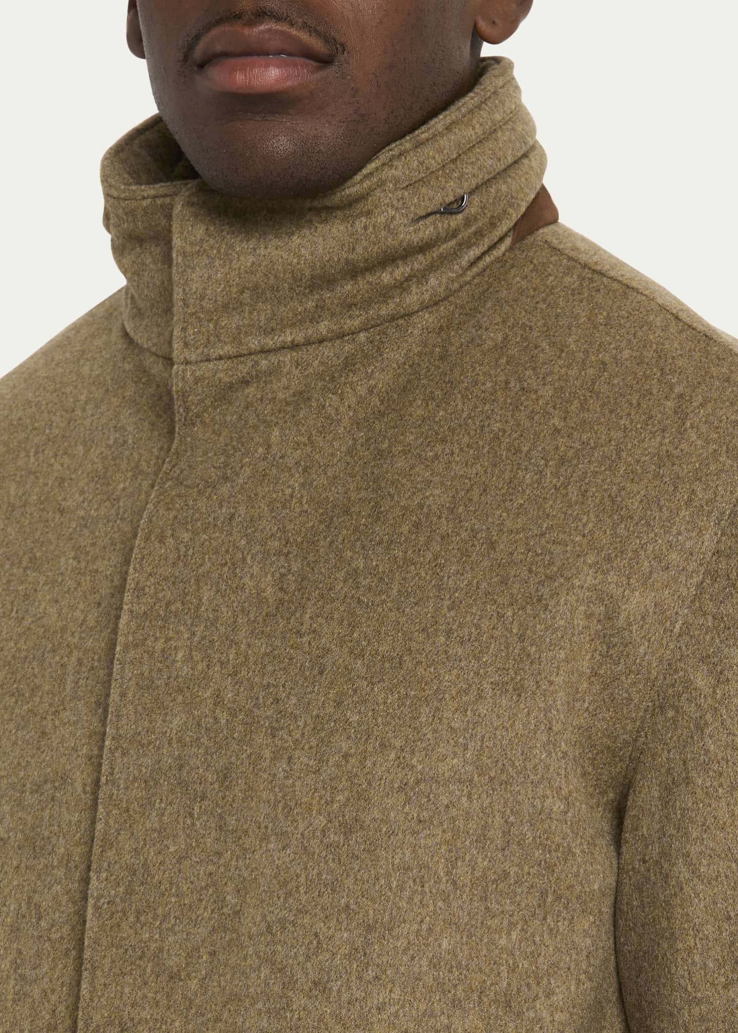 Loro Piana Men's Winter Voyager Baby Cashmere Caban Jacket