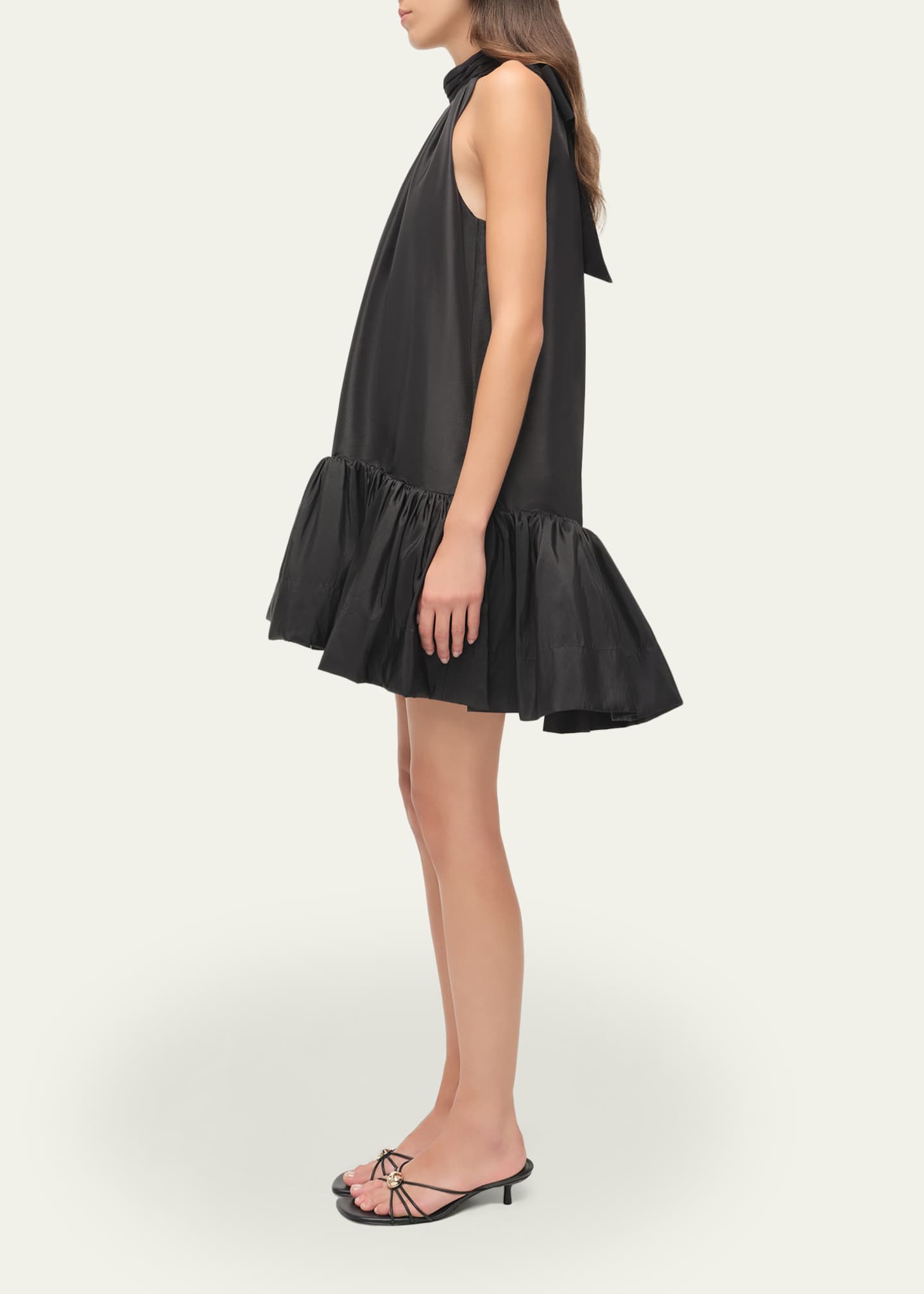 green emerald velvet dress Simkhai Lucy Dress