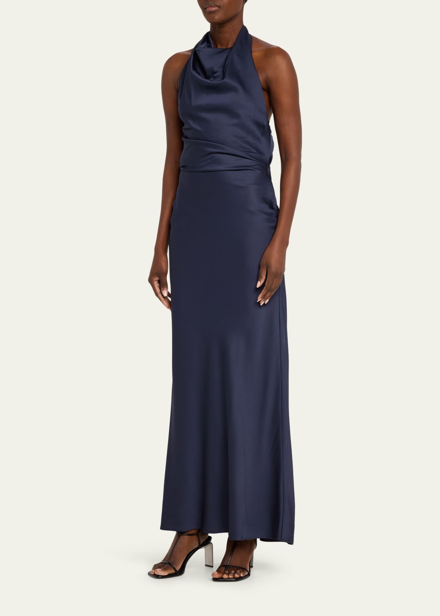green emerald velvet dress Jessa Gown – SIMKHAI main image 0