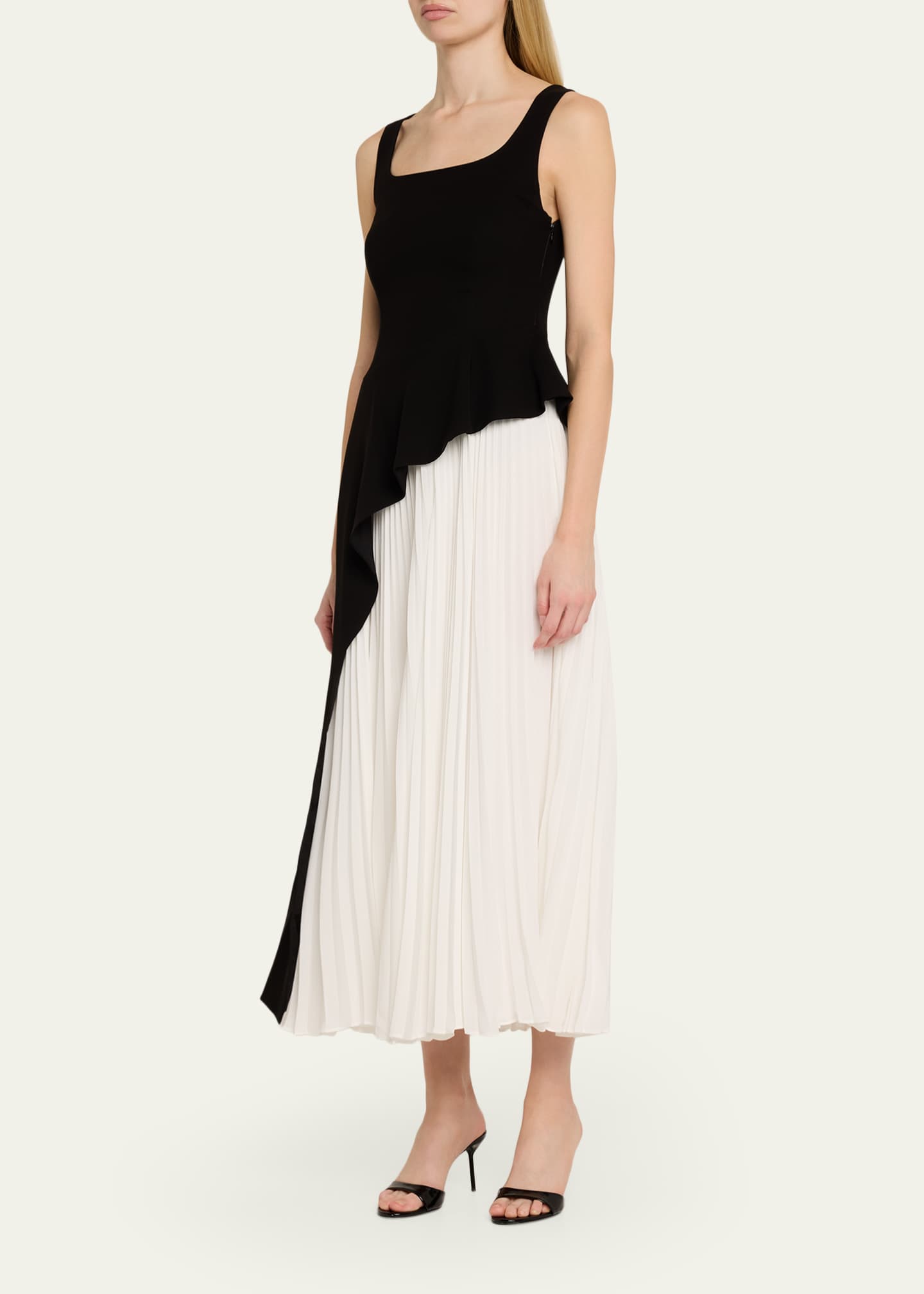 simkhai prisca peplum hem dress Simkhai Prisca Peplum Hem Dress In Vine - 40% Off