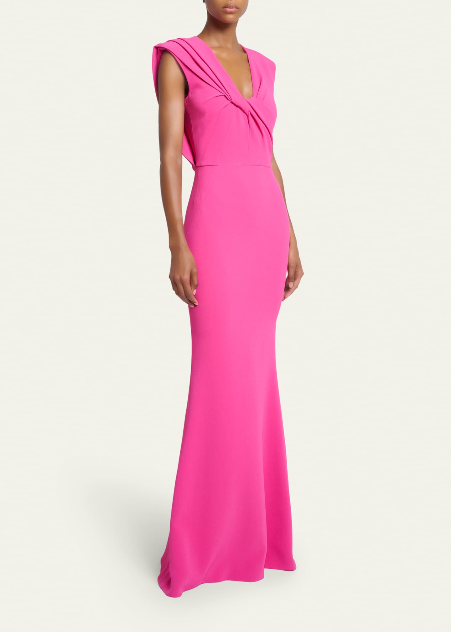 Givenchy Draped Scoop-Neck Sleeveless Maxi Dress - Bergdorf Goodman