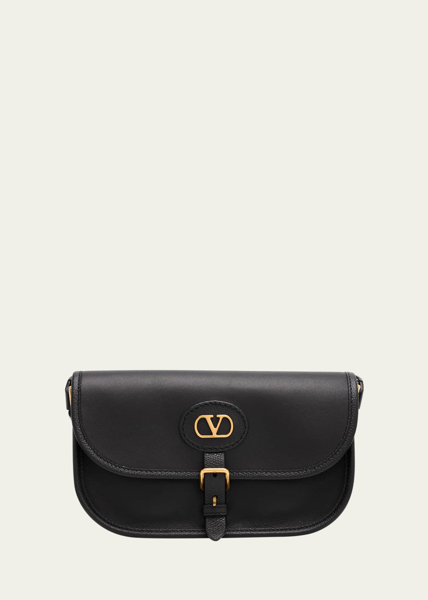 VALENTINO GARAVANI ショルダーバッグ Valentino Garavani Men's Antibes Small Leather Crossbody Bag