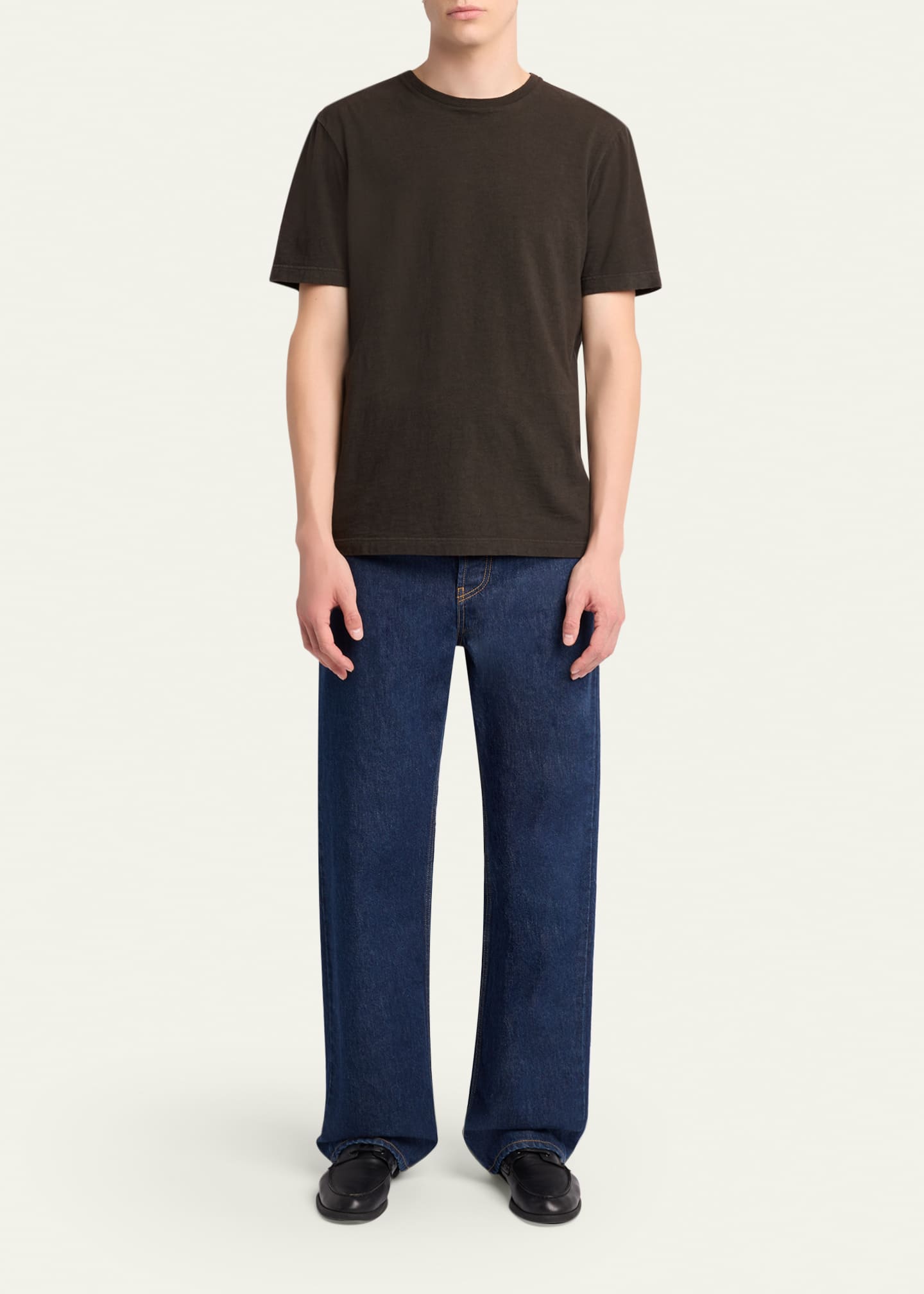 THE ROW Men's Rossen Straight-Leg Jeans - Bergdorf Goodman
