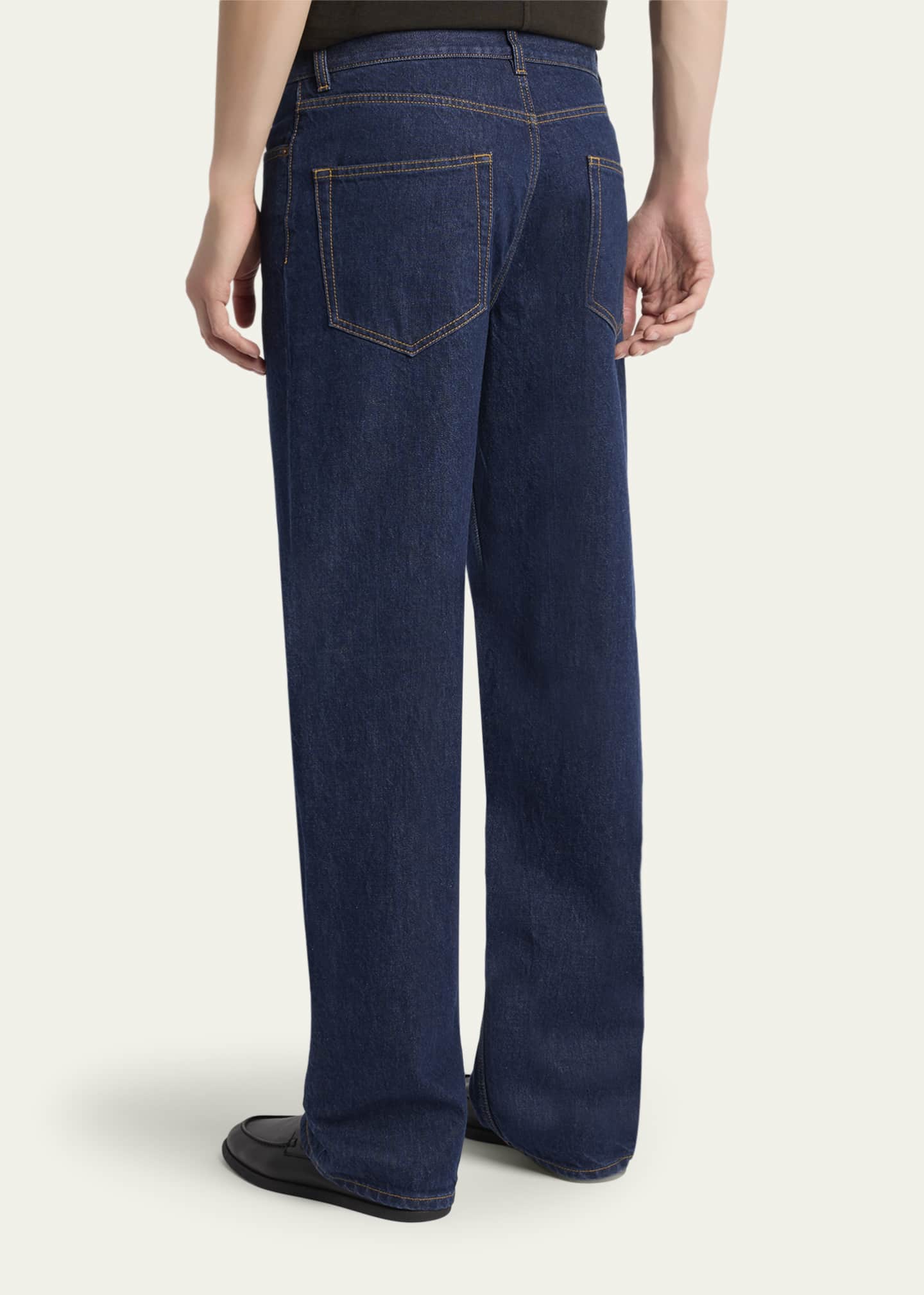 THE ROW Men's Rossen Straight-Leg Jeans - Bergdorf Goodman