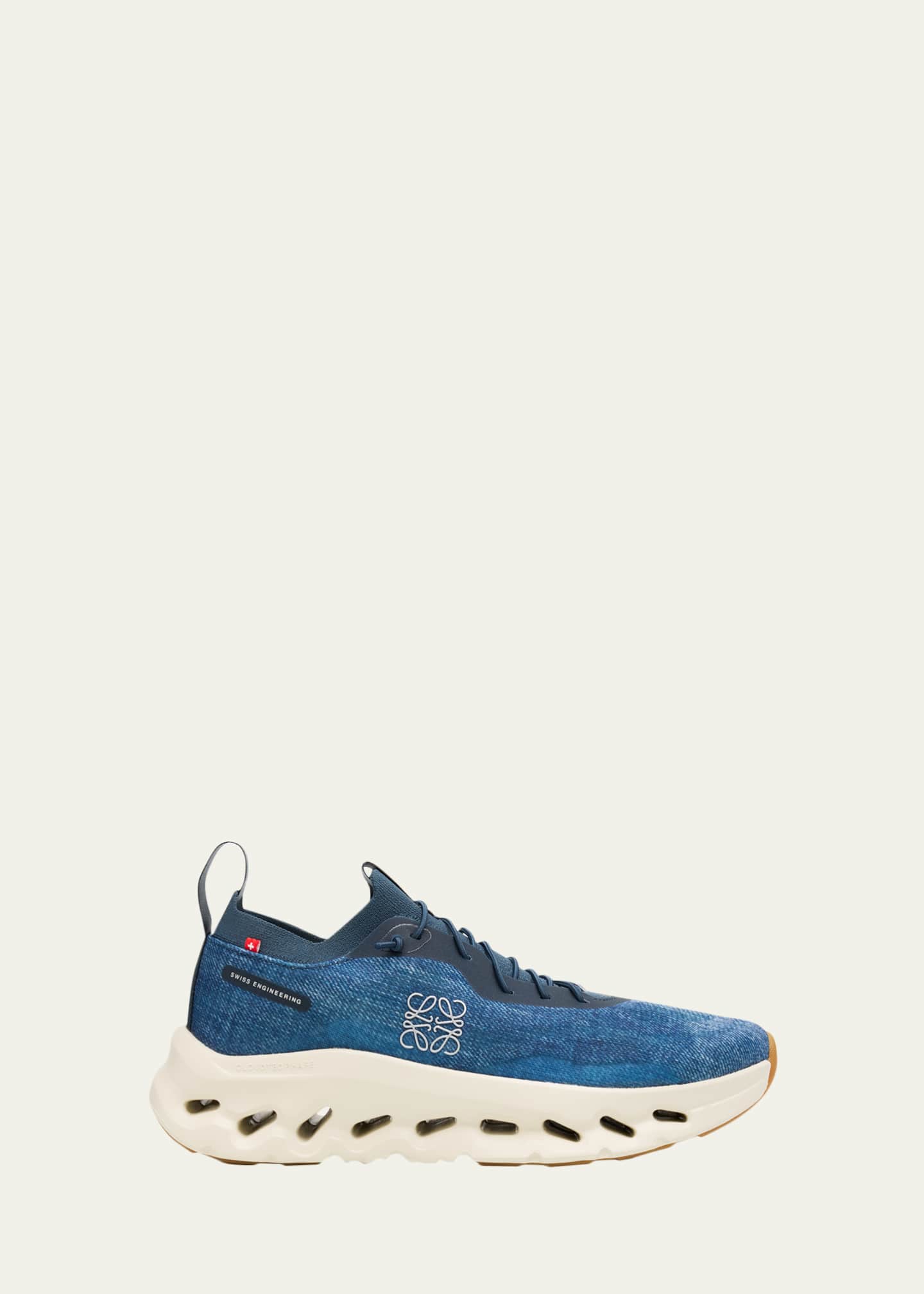 Loewe Cloudtilt Denim Sneakers - Bergdorf Goodman