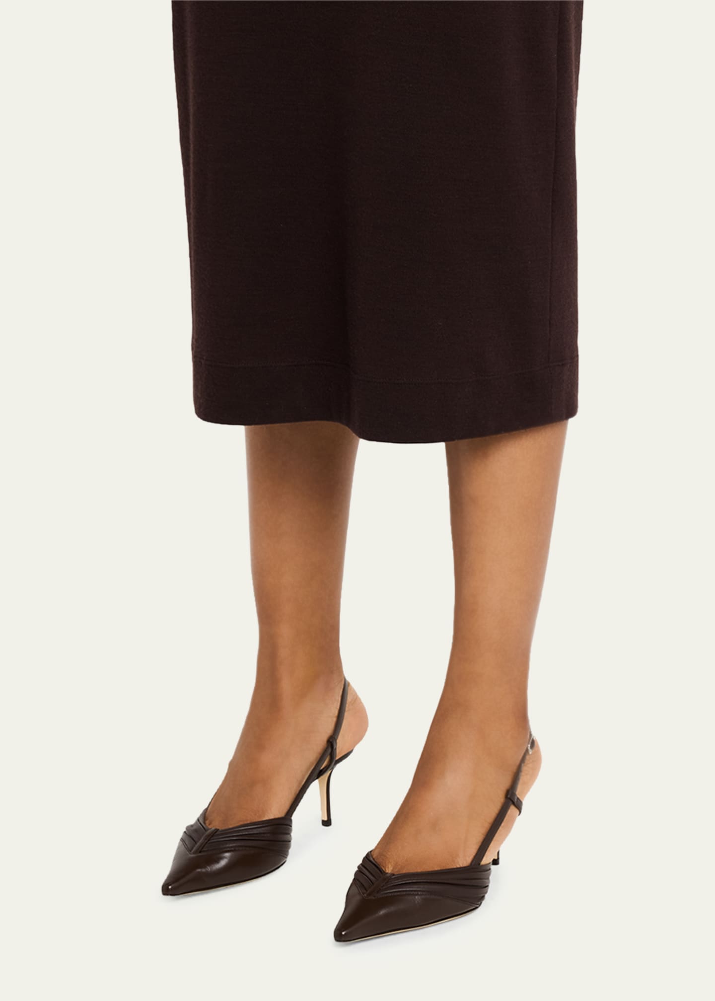 Jimmy Choo Afia 65 Leather Slingback Pumps - Bergdorf Goodman