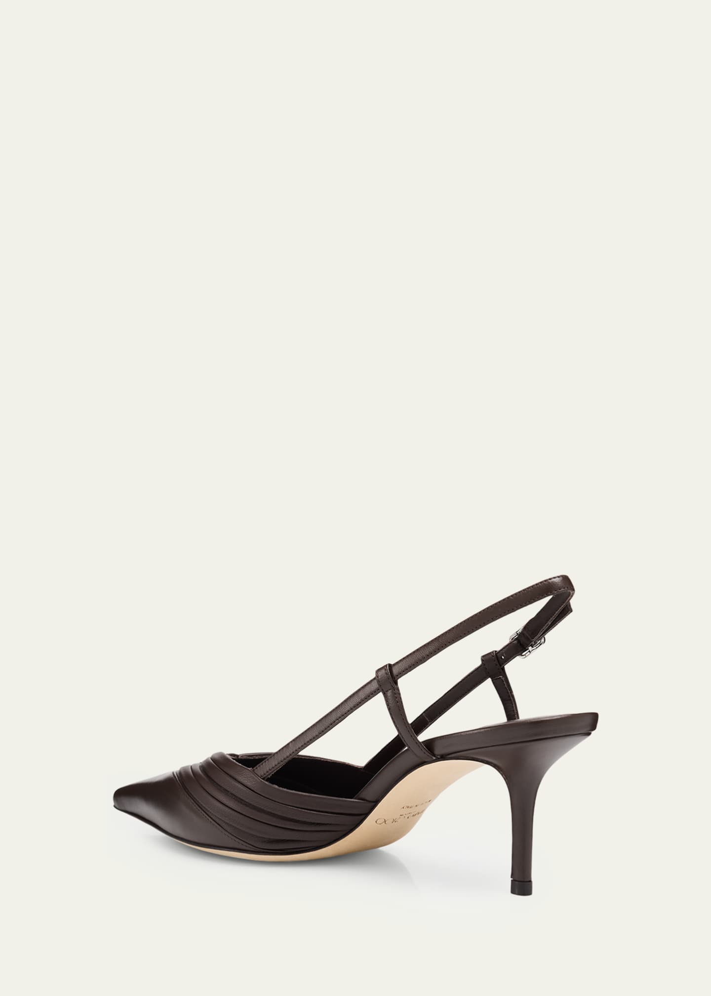 Jimmy Choo Afia 65 Leather Slingback Pumps - Bergdorf Goodman