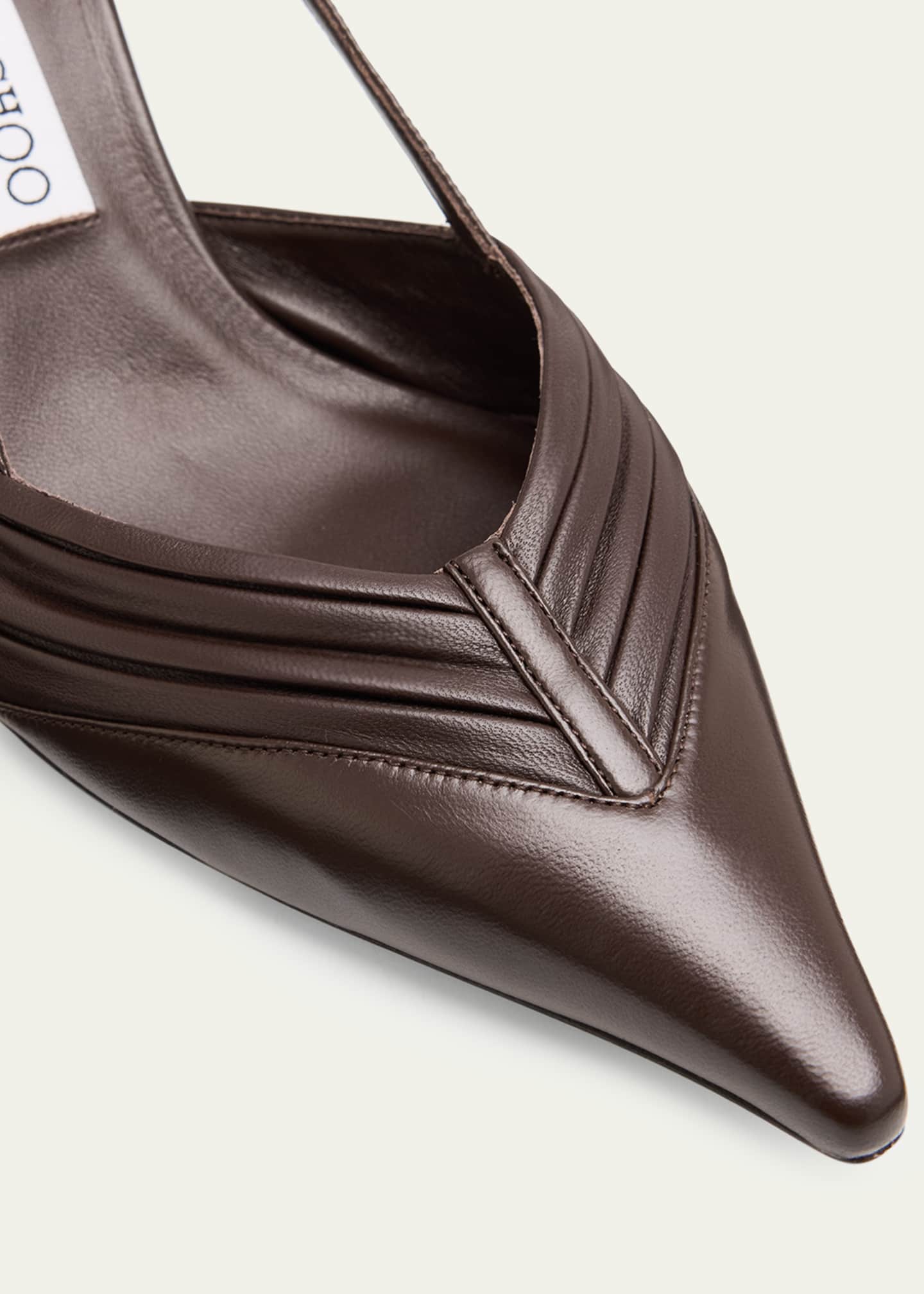 Jimmy Choo Afia 65 Leather Slingback Pumps - Bergdorf Goodman