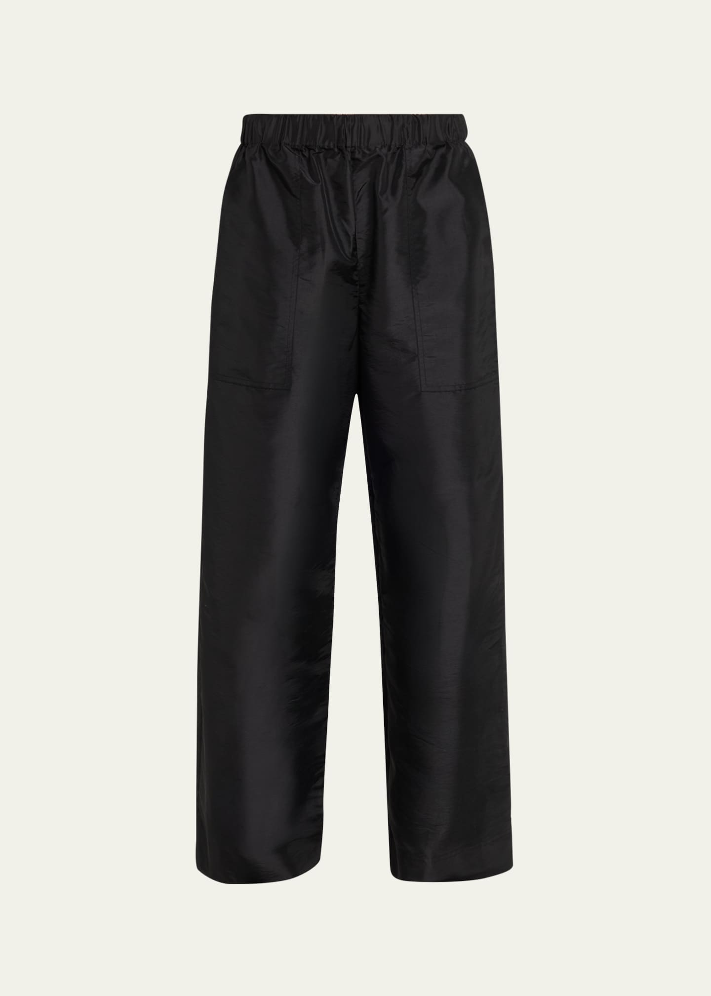 SIMKHAI Arden Taffeta Pull-On Pants - Bergdorf Goodman
