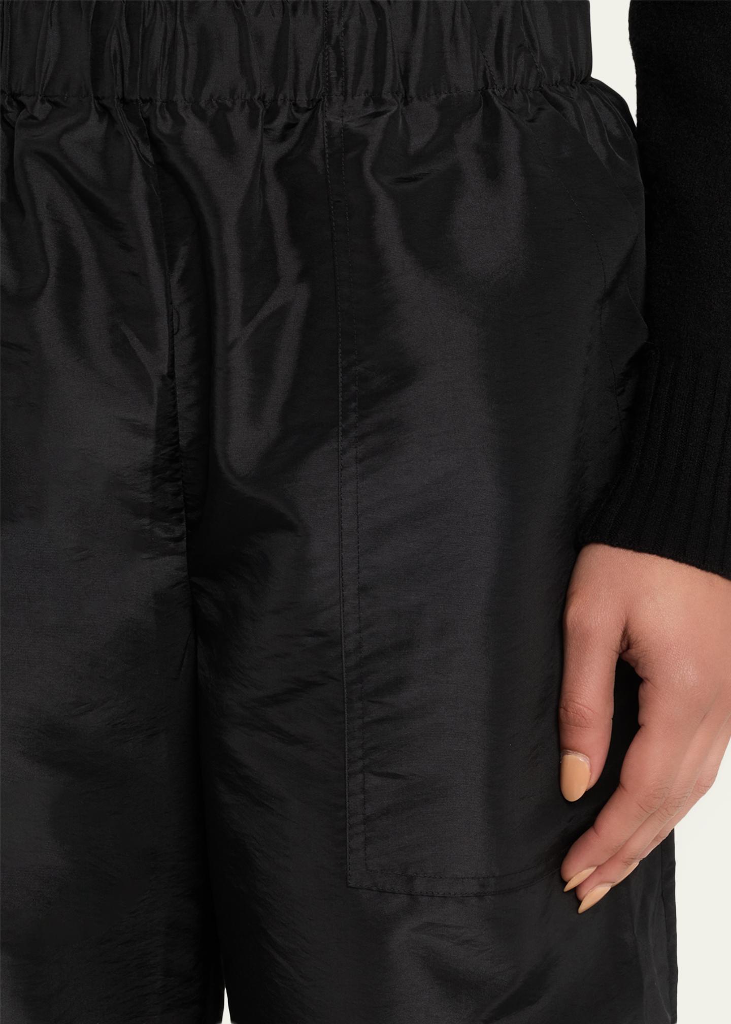 SIMKHAI Arden Taffeta Pull-On Pants - Bergdorf Goodman