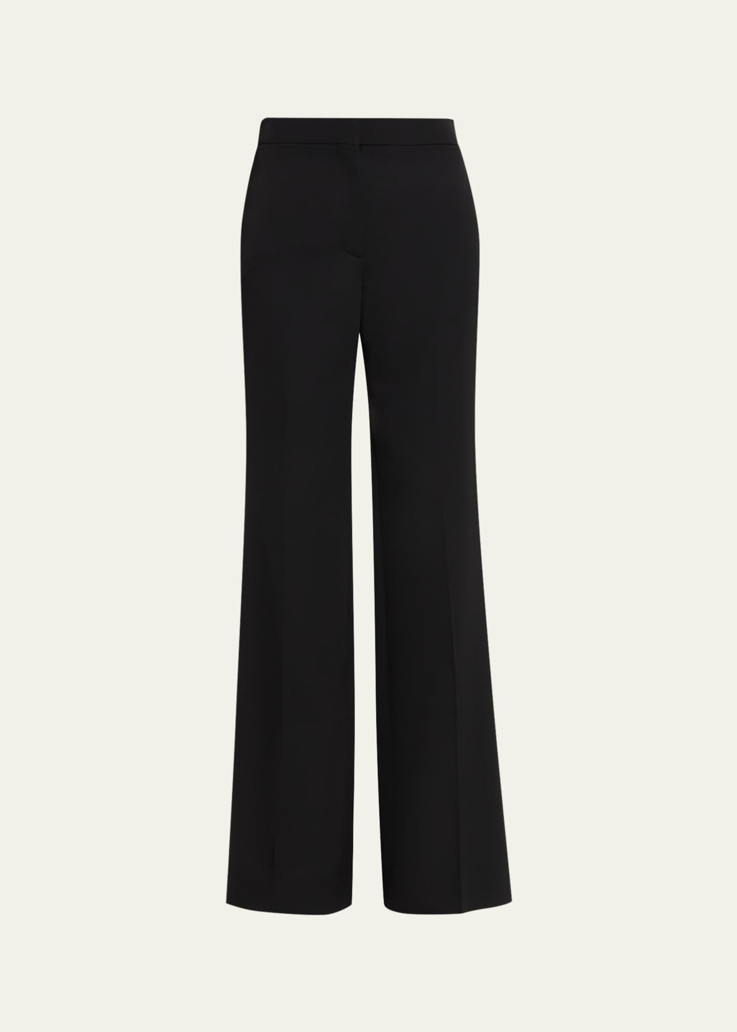 Stella McCartney Flare-Leg Wool Pants - Bergdorf Goodman