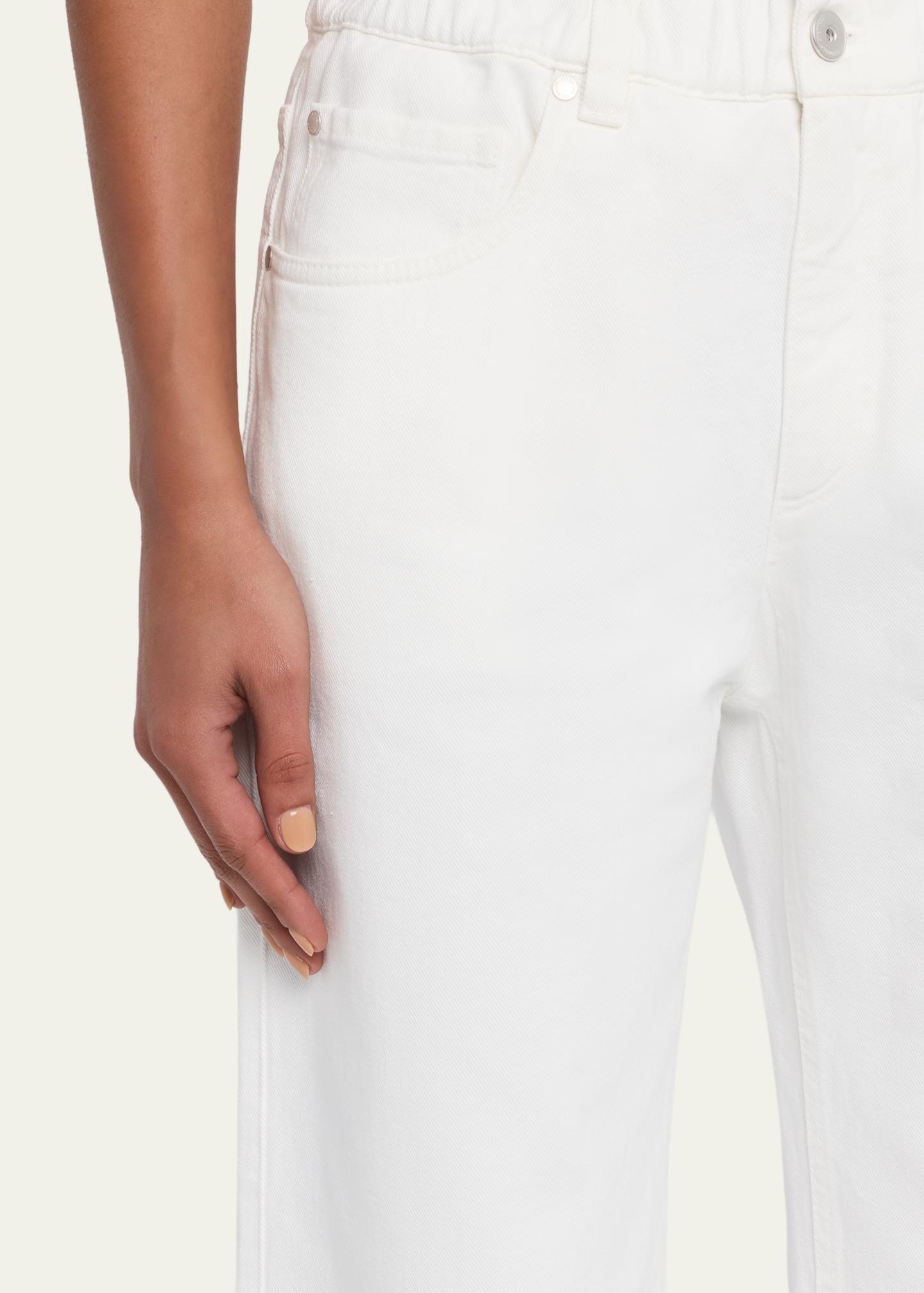 Brunello Cucinelli Garment Dye Wide-Leg Ankle Pants - Bergdorf Goodman