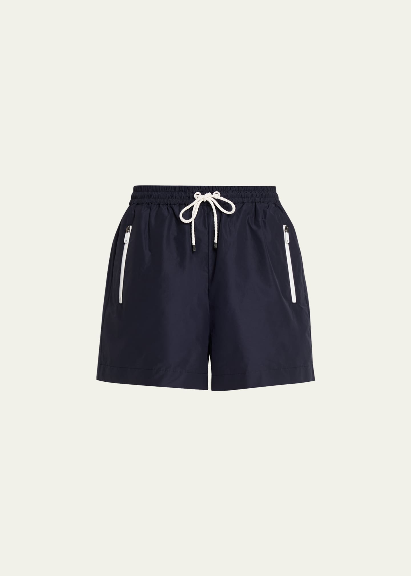Brunello Cucinelli Techno Cotton Pull-On Shorts - Bergdorf Goodman