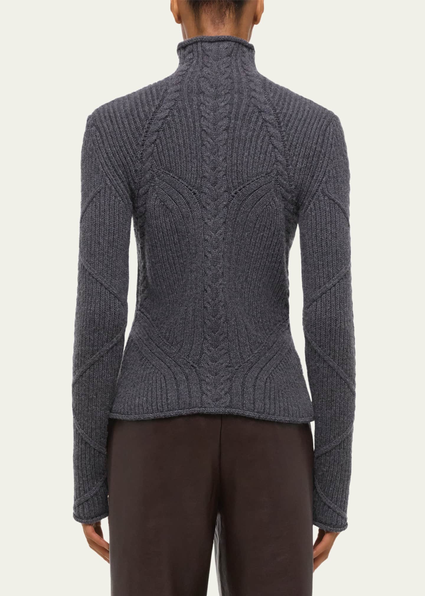 HELMUT LANG ラング　セーター comoli auralee Helmut Lang Cable Turtleneck Sweater - Bergdorf Goodman