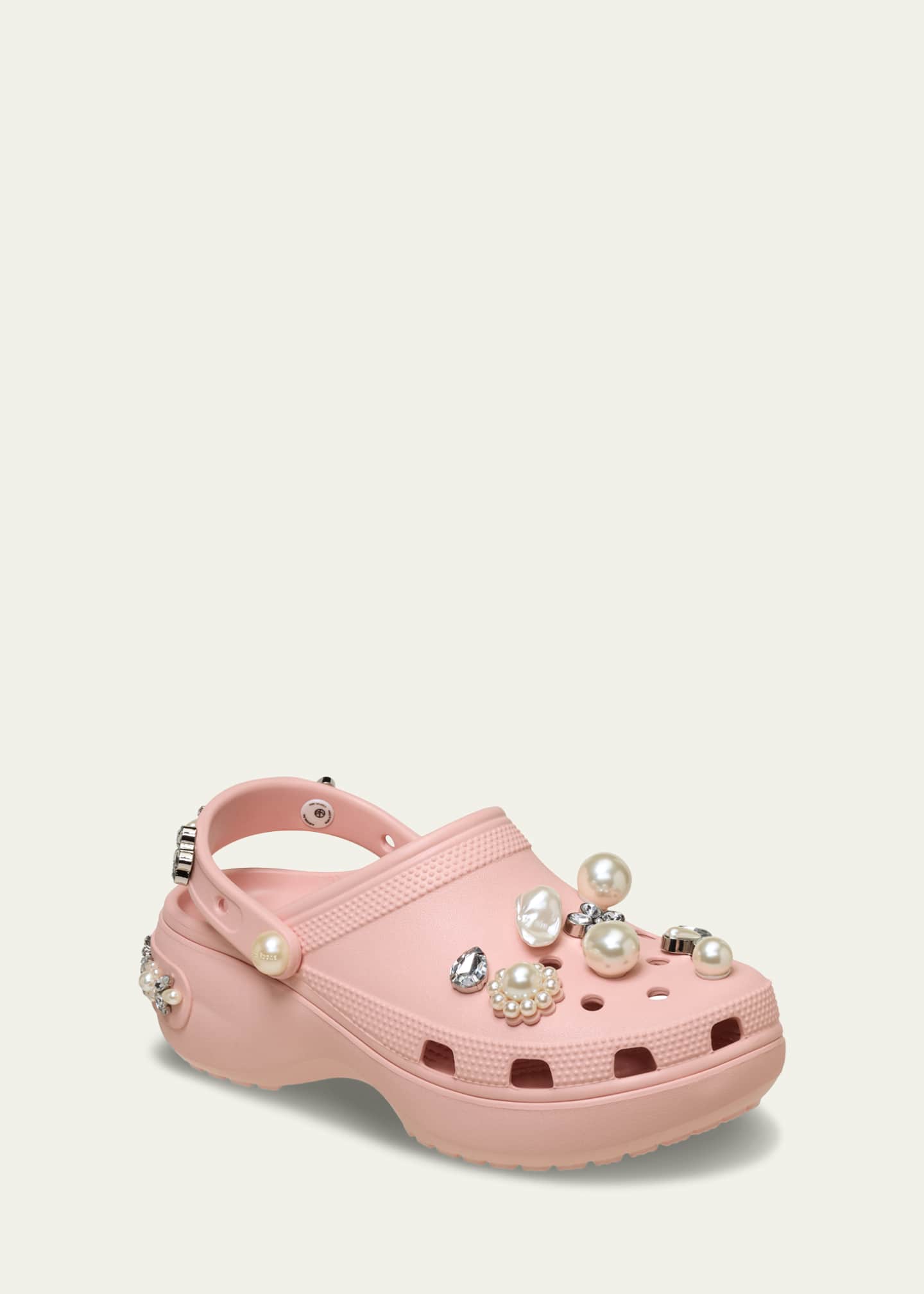 Simone Rocha x Crocs Embellished Classic Platform Clogs - Bergdorf