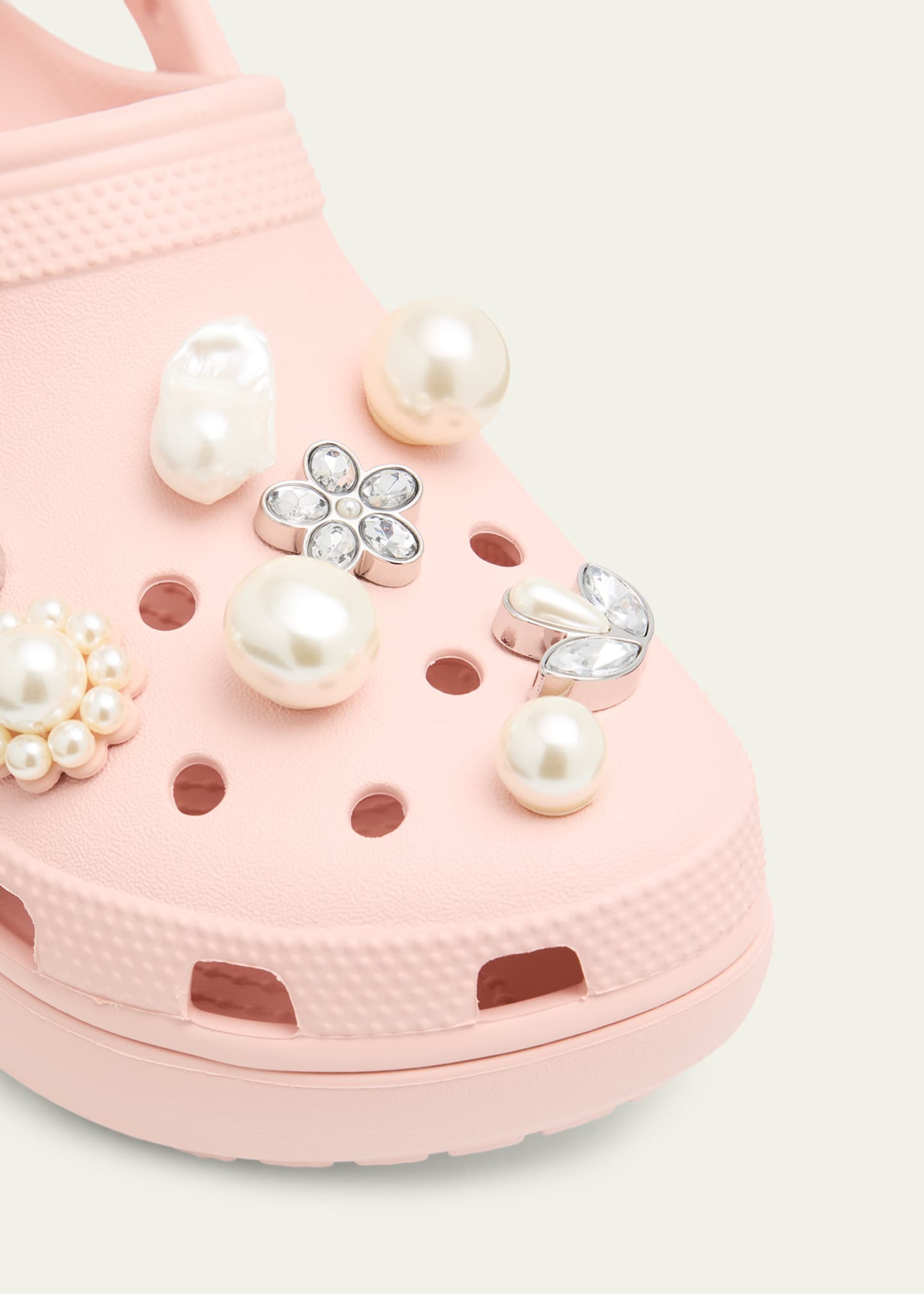Simone Rocha x Crocs Embellished Classic Platform Clogs - Bergdorf