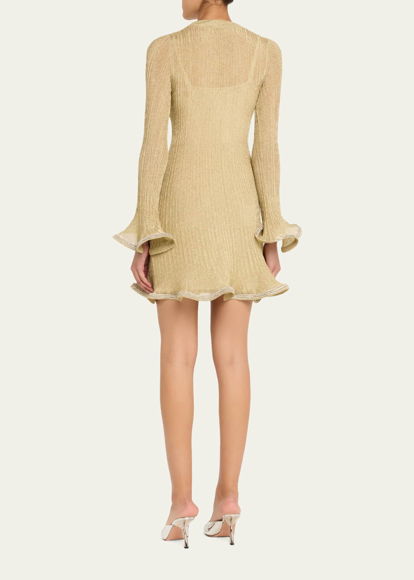 SIMKHAI Zelda Embellished Knit Mini Dress - Bergdorf Goodman