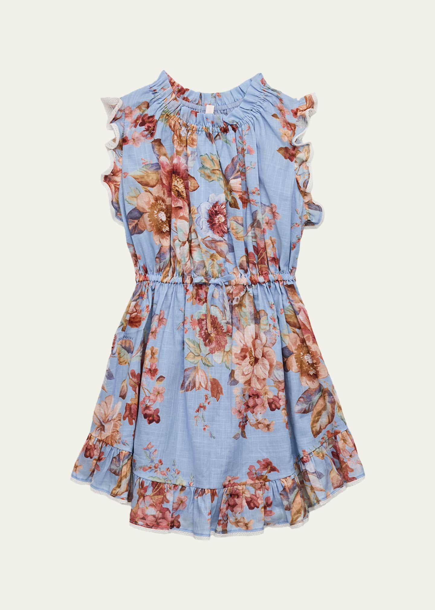 zimmermann floral dress Zimmermann Picnic Dress Lilac Floral main image 1