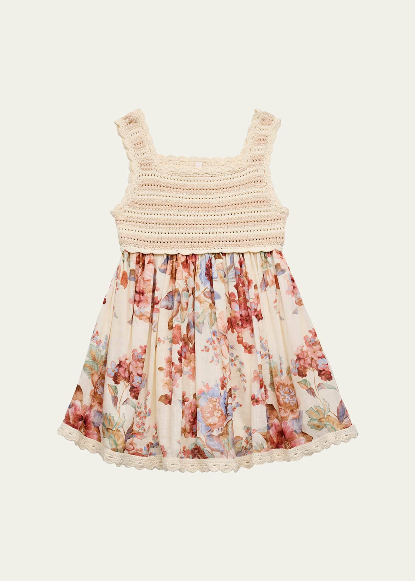 Zimmermann Baby's, Little Girl's & Girl's Awaken Crochet-Trimmed Dress - Mirella Cream - Size 6