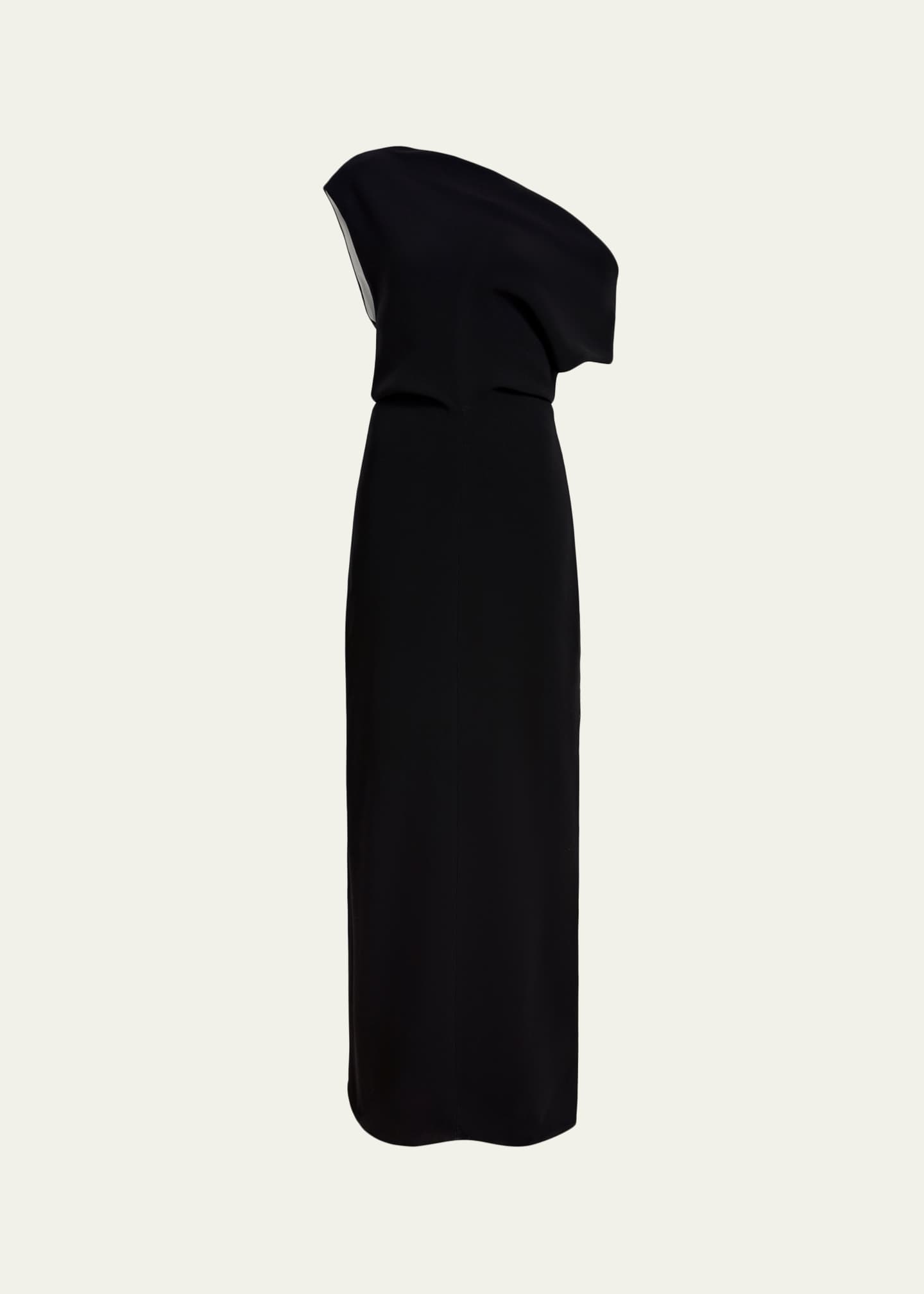 Proenza Schouler Rosina Draped Double-Crepe Dress - Bergdorf Goodman