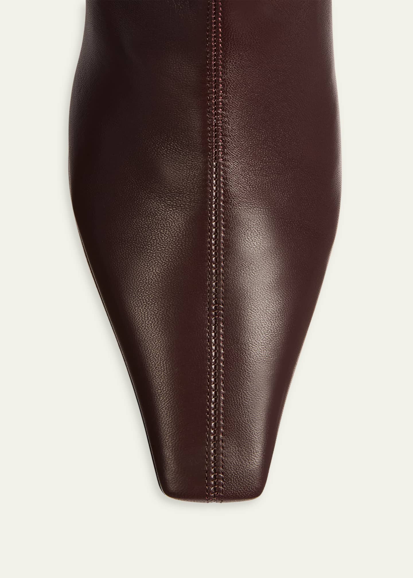 Khaite Arizona Leather Ankle Boots - Bergdorf Goodman